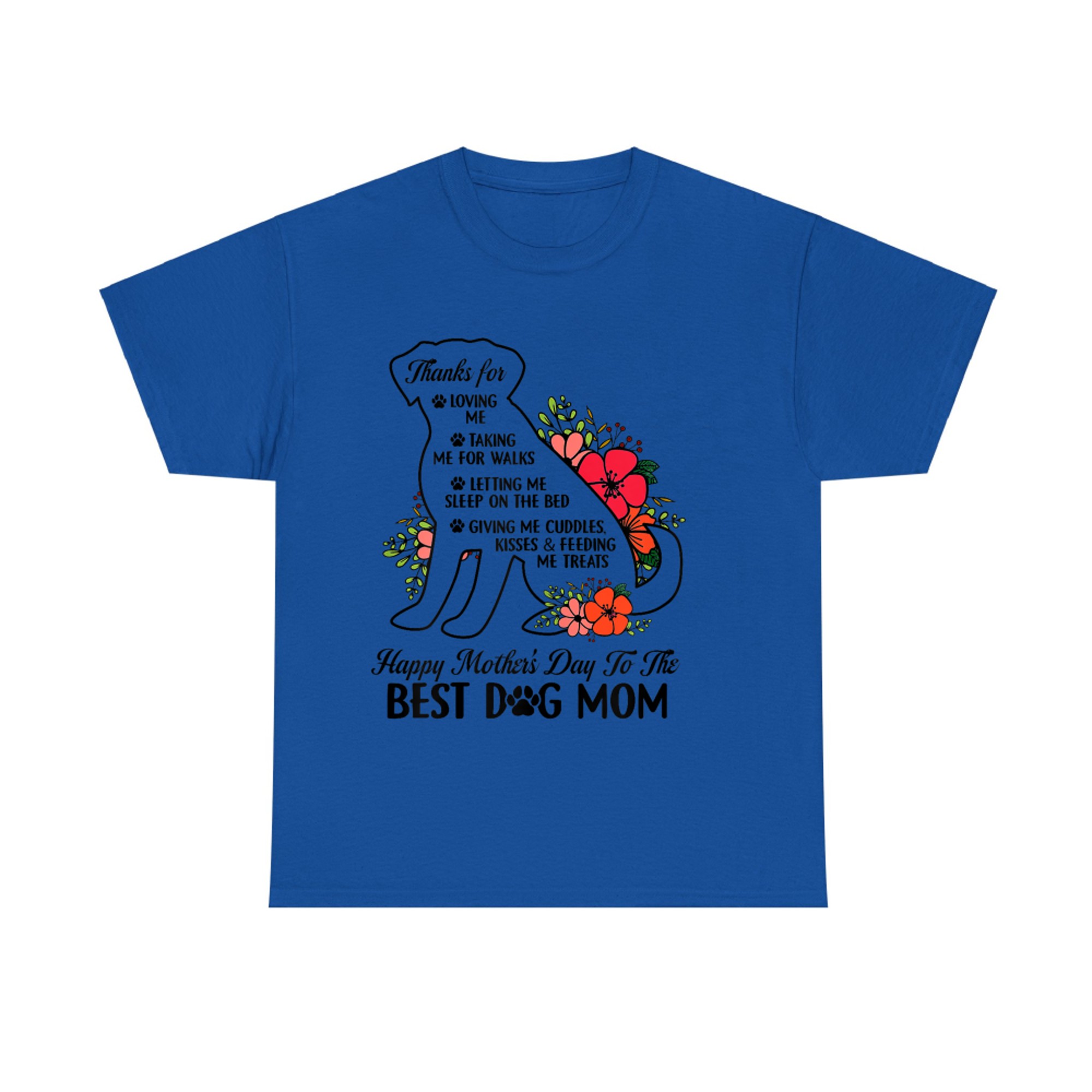 Happy Mother's Day To The Best Dog Mom Mothers Day Dog Lover T-shirt