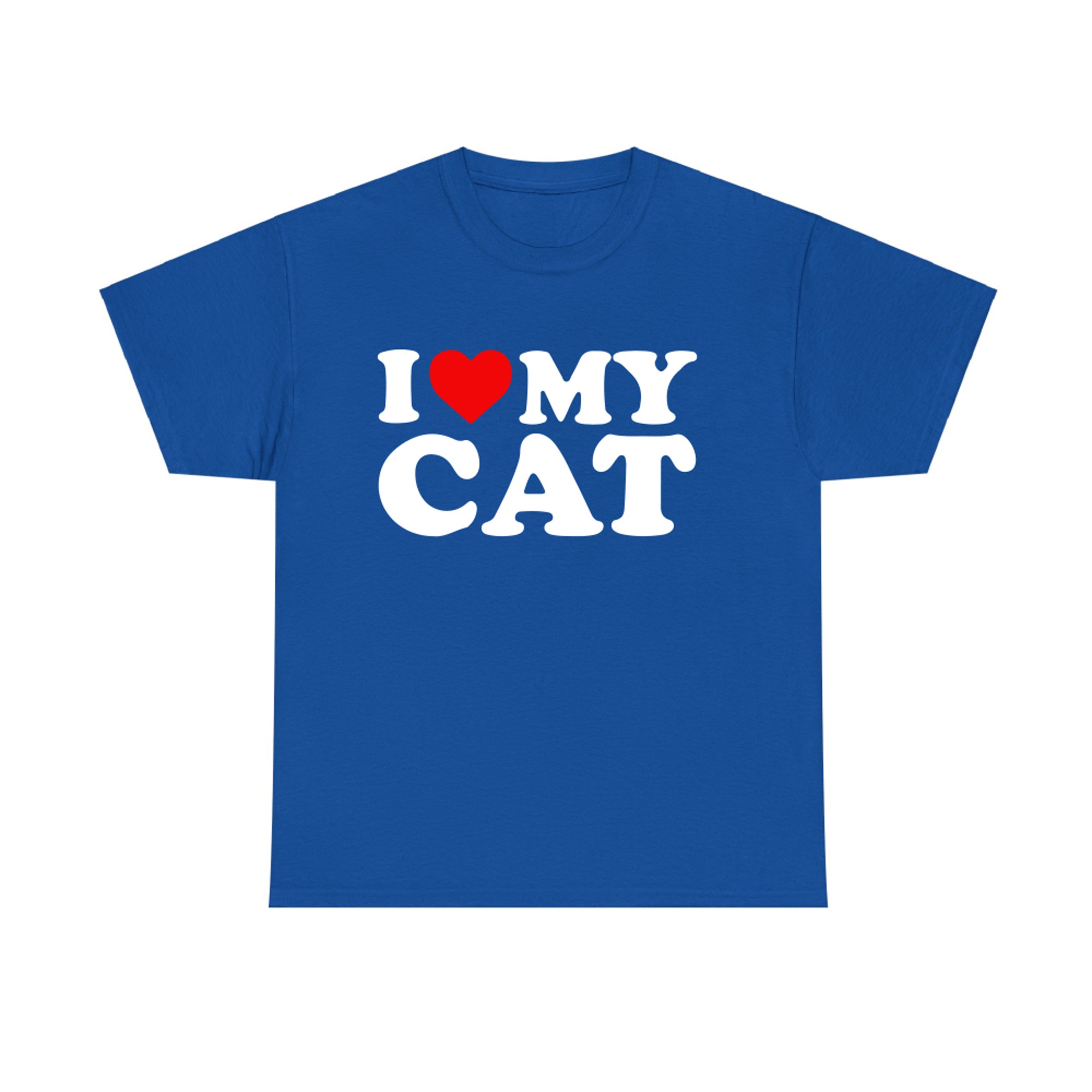 I Love My Cat with Heart T-shirt