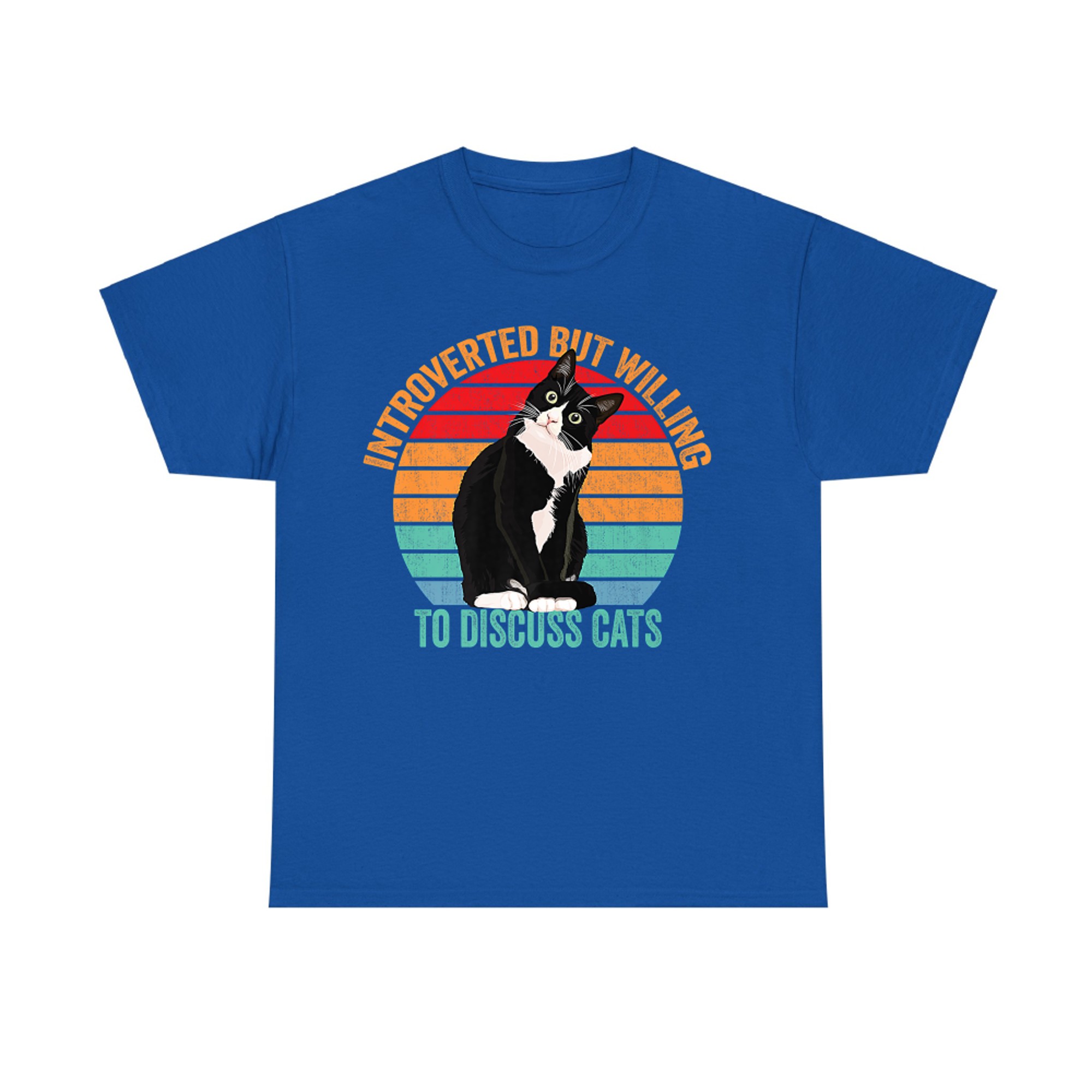 Introverted But Willing to Discuss Cats - Introverted Cat T-shirt