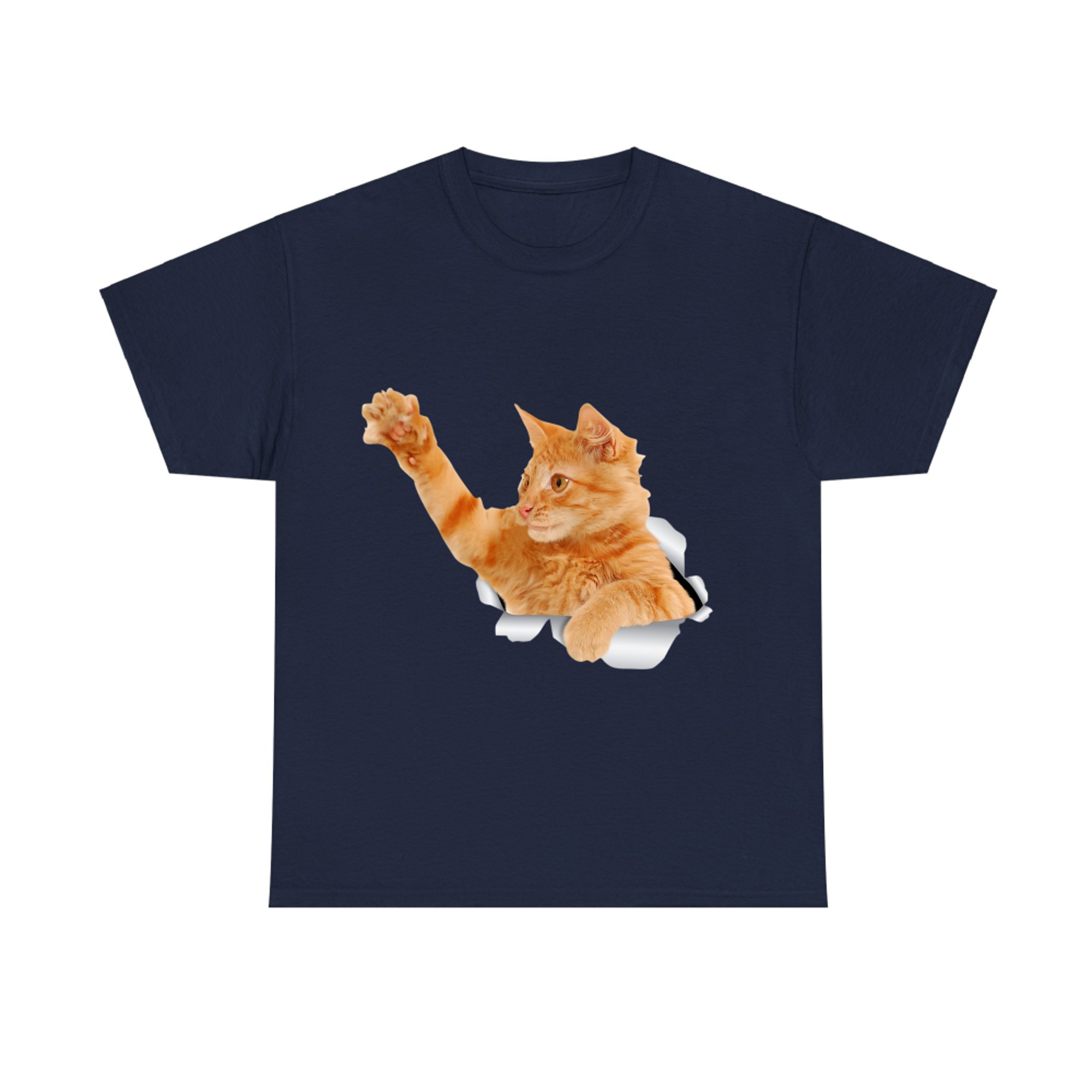 Playing Ginger Cat T-shirt