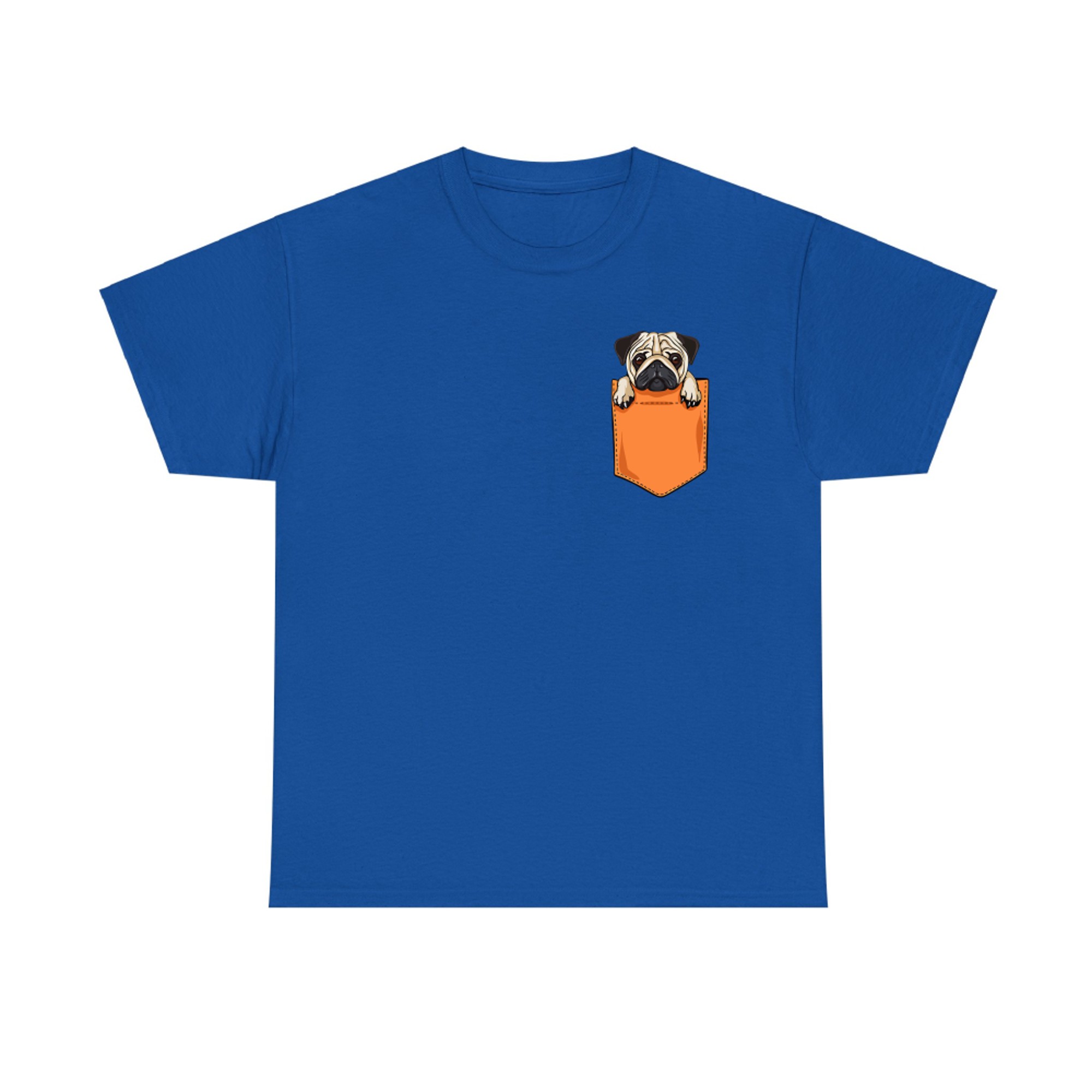 Pug Pocket Funny Dog Cute Pug Pug Lovers T-shirt