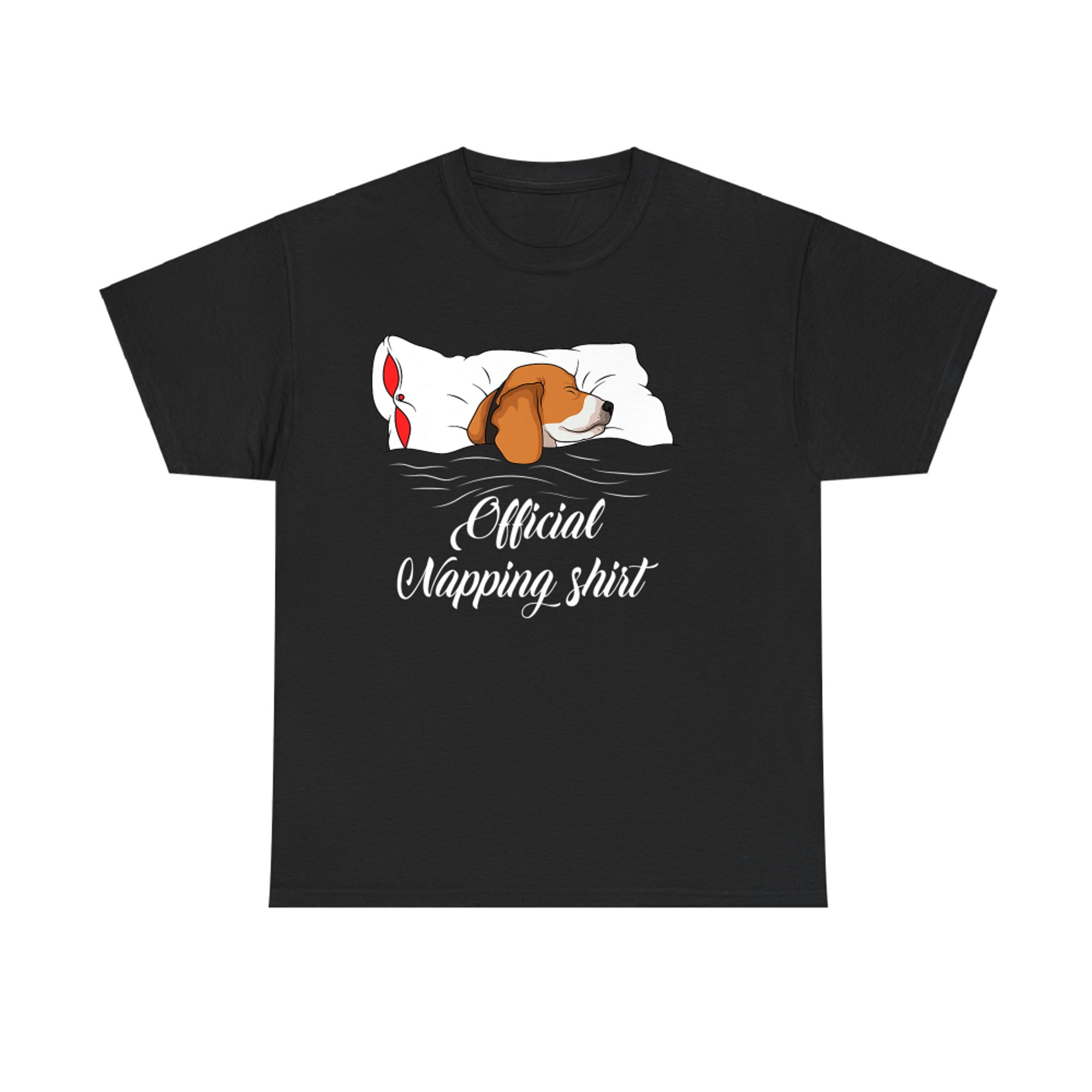 Sleeping Beagle Pyjamas Dog Lover Gift Official Napping T-shirt