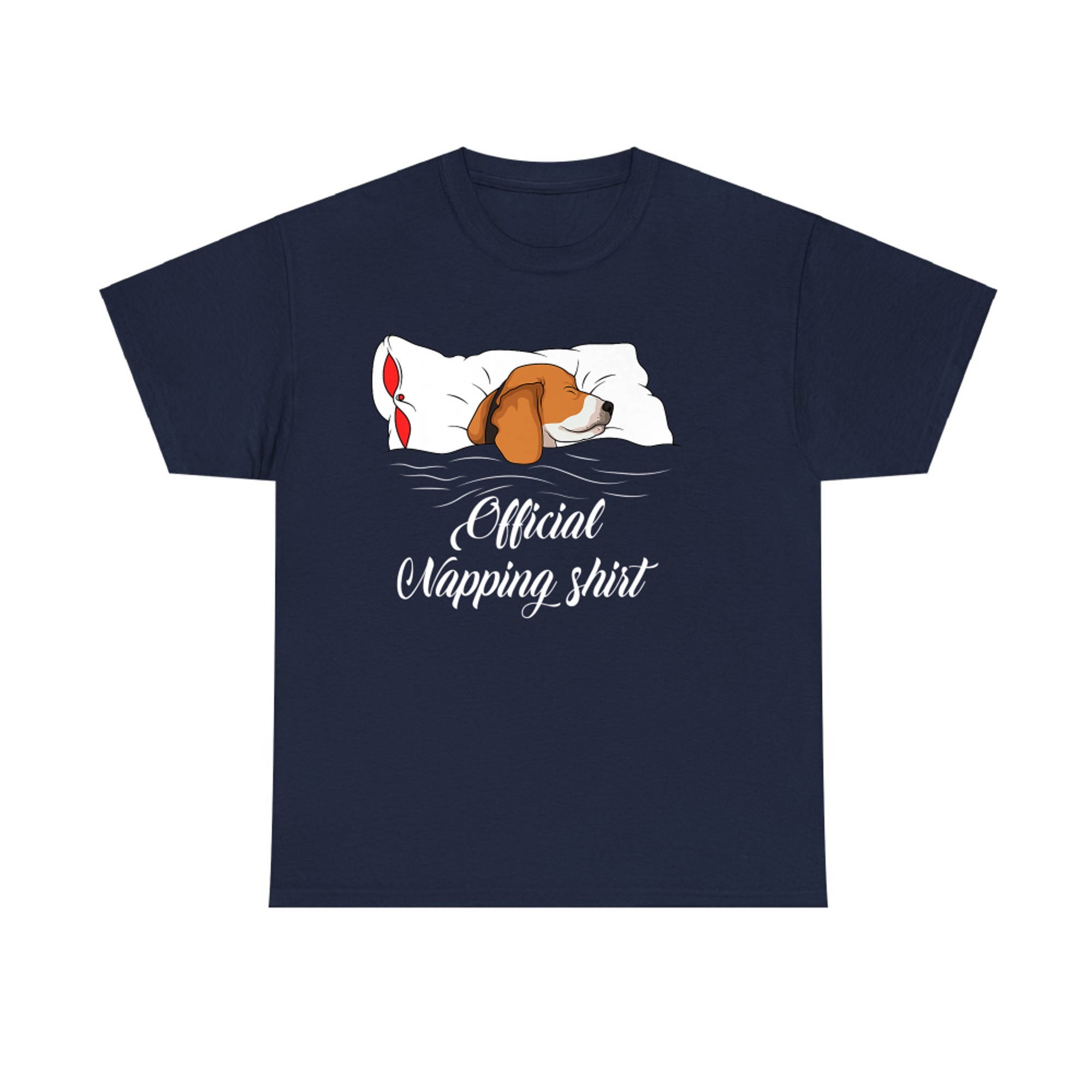 Sleeping Beagle Pyjamas Dog Lover Gift Official Napping T-shirt