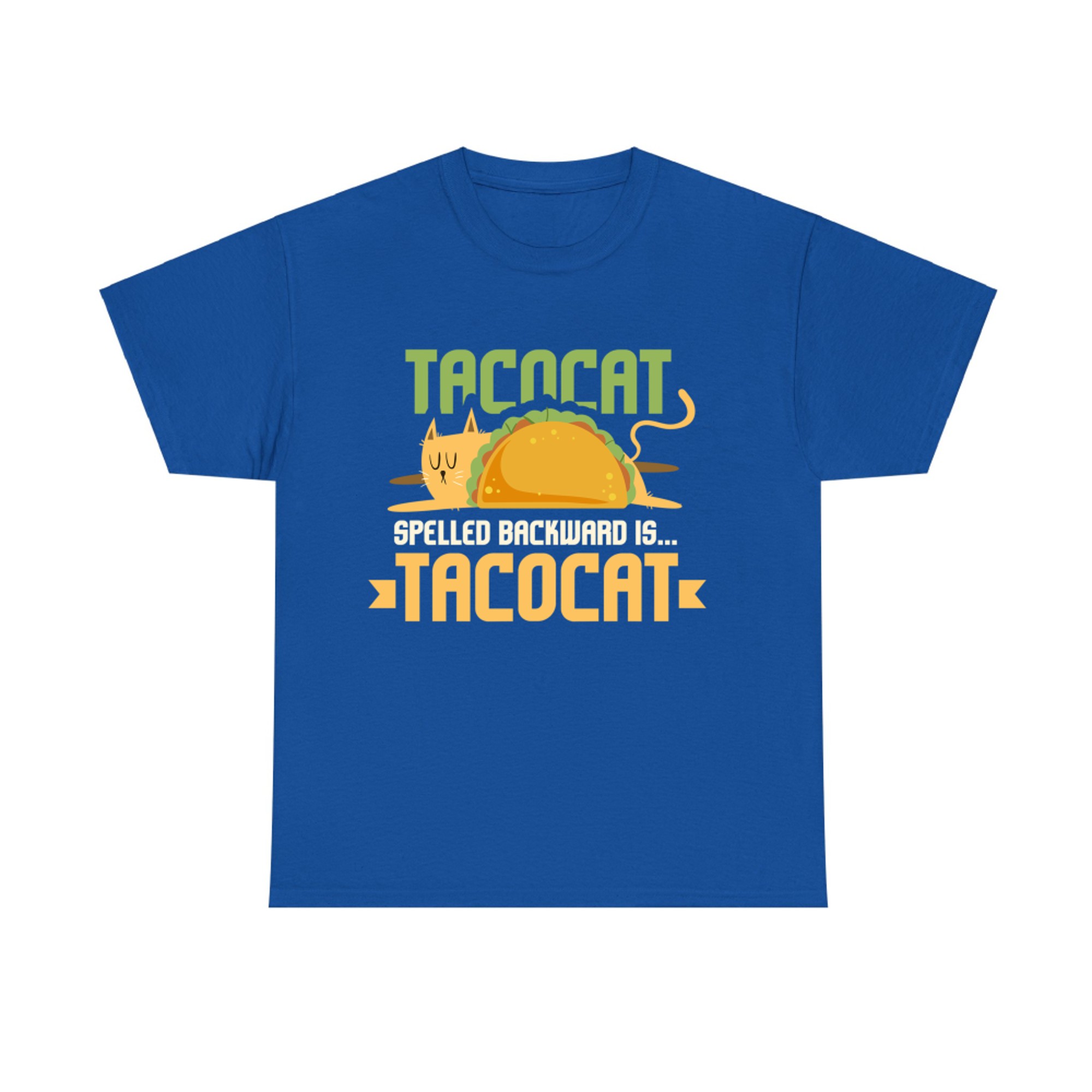Tacocat Spelled Backward is Tacocat I Cat and Taco Tacocat T-shirt