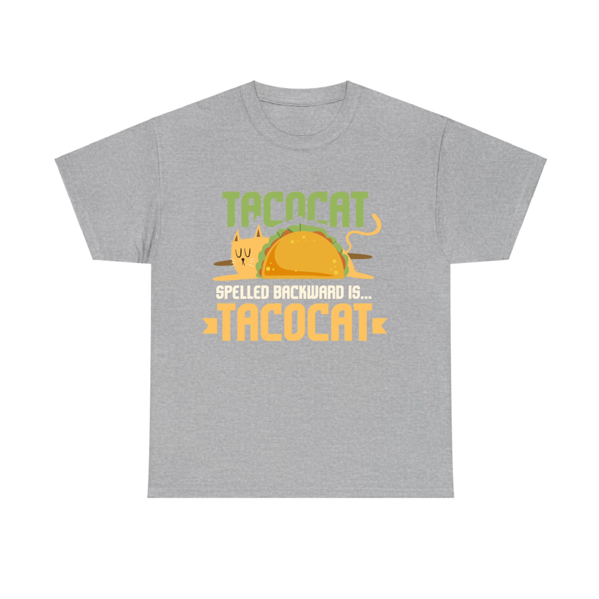 Tacocat Spelled Backward is Tacocat I Cat and Taco Tacocat T-shirt