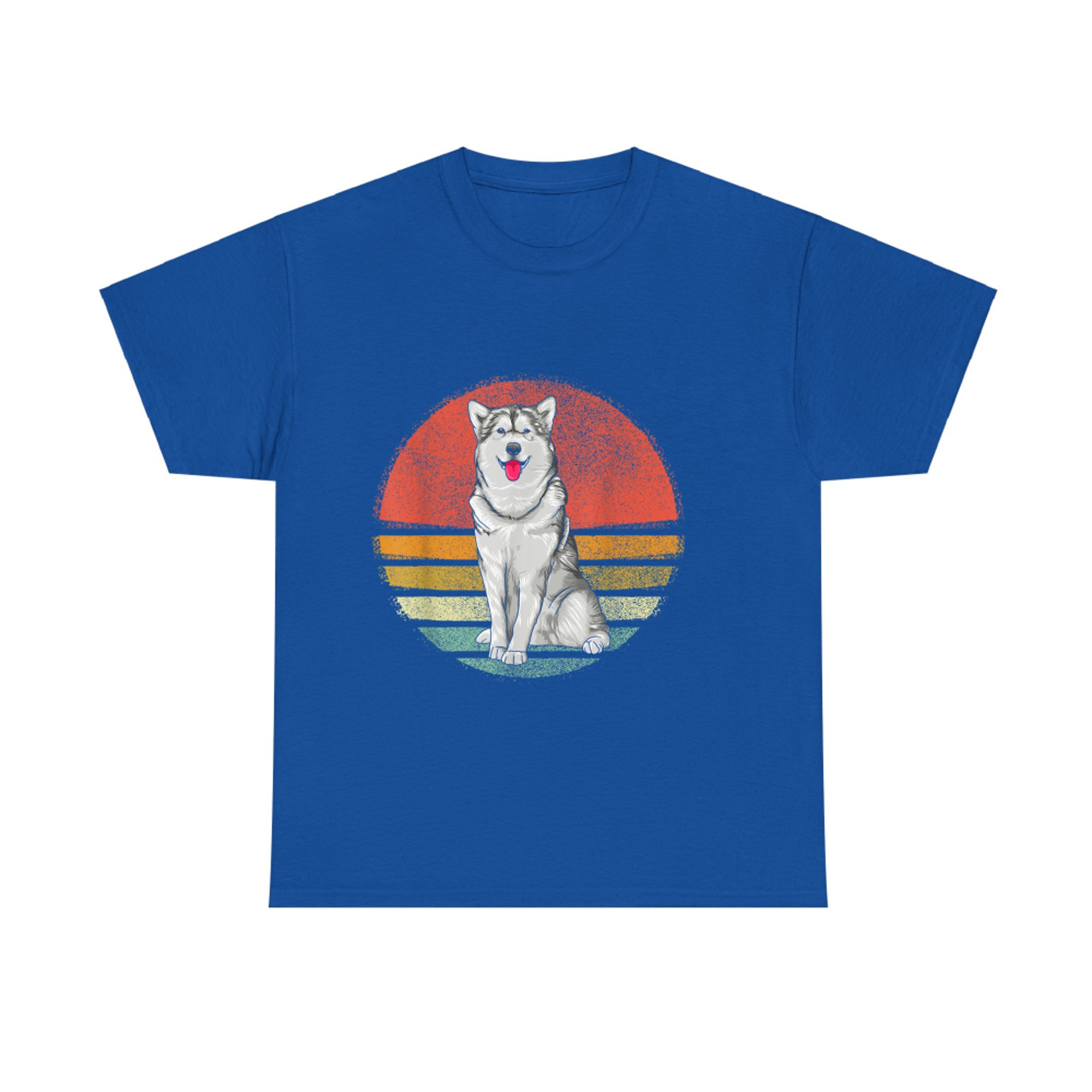 Vintage Alaskan Malamute Dog Retro Alaskan Malamute Lover T-shirt