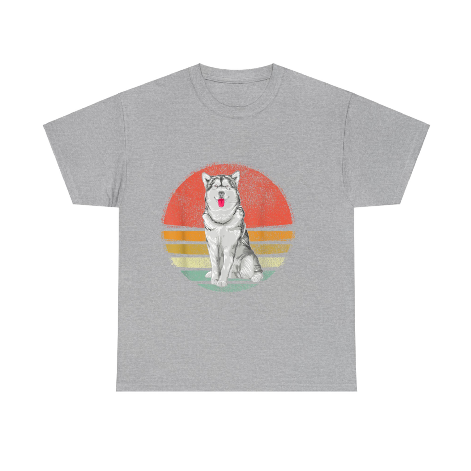 Vintage Alaskan Malamute Dog Retro Alaskan Malamute Lover T-shirt