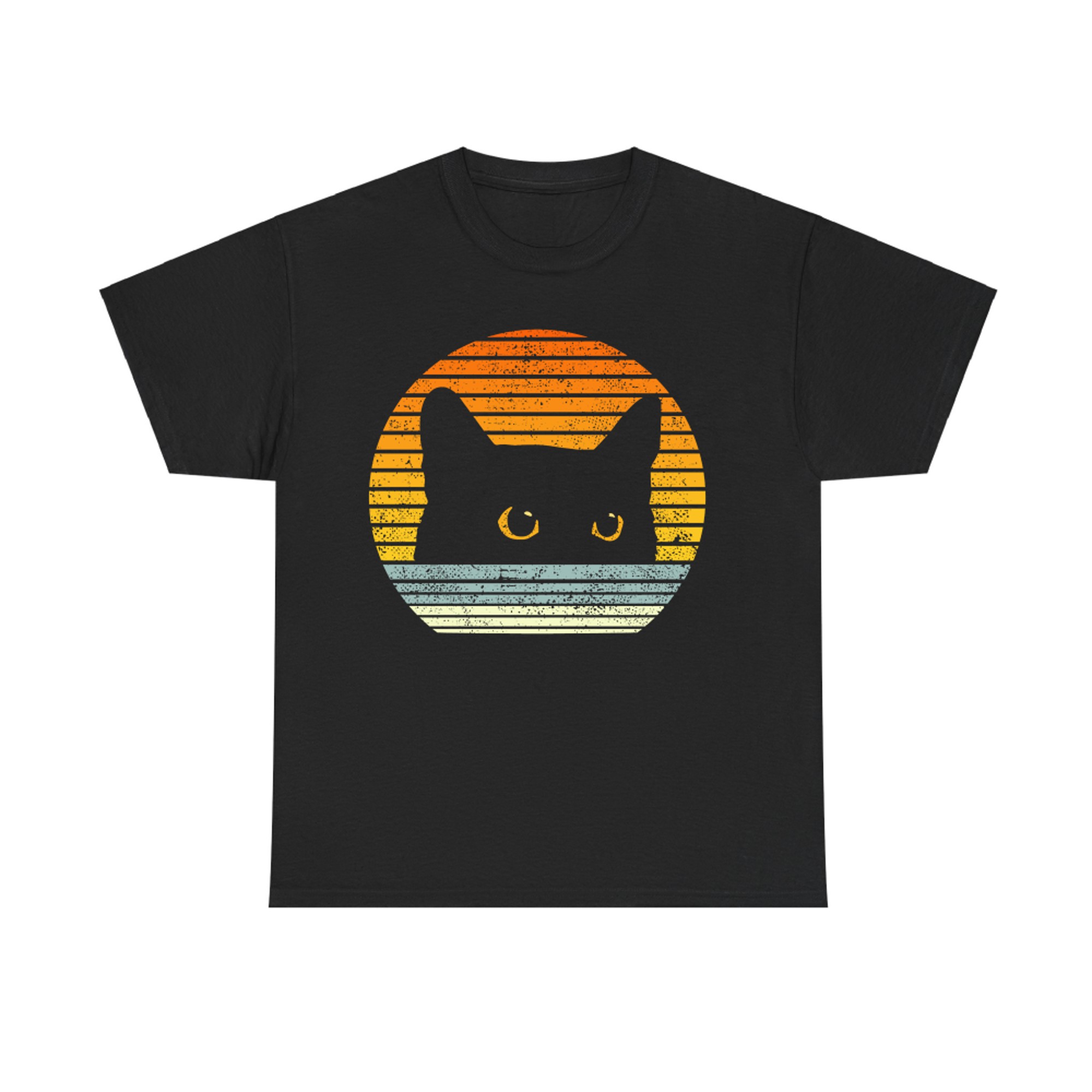 Vintage Cat Retro Style Cat Mom and Cat Dad Fun Cat T-shirt