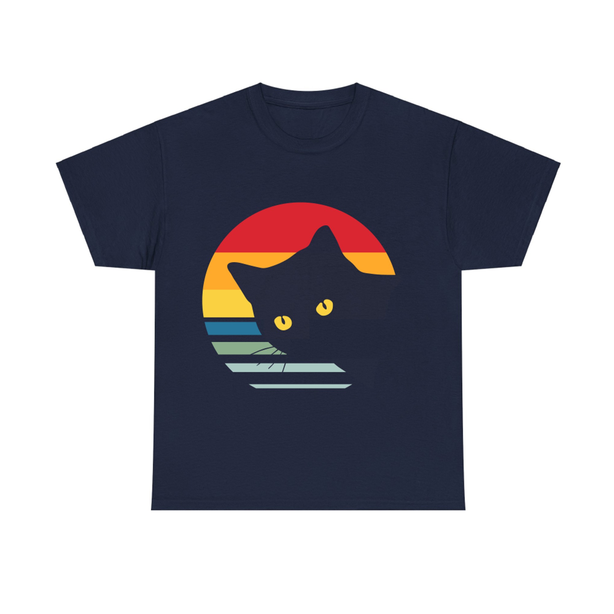 Vintage Eighties Style Cat T-shirt