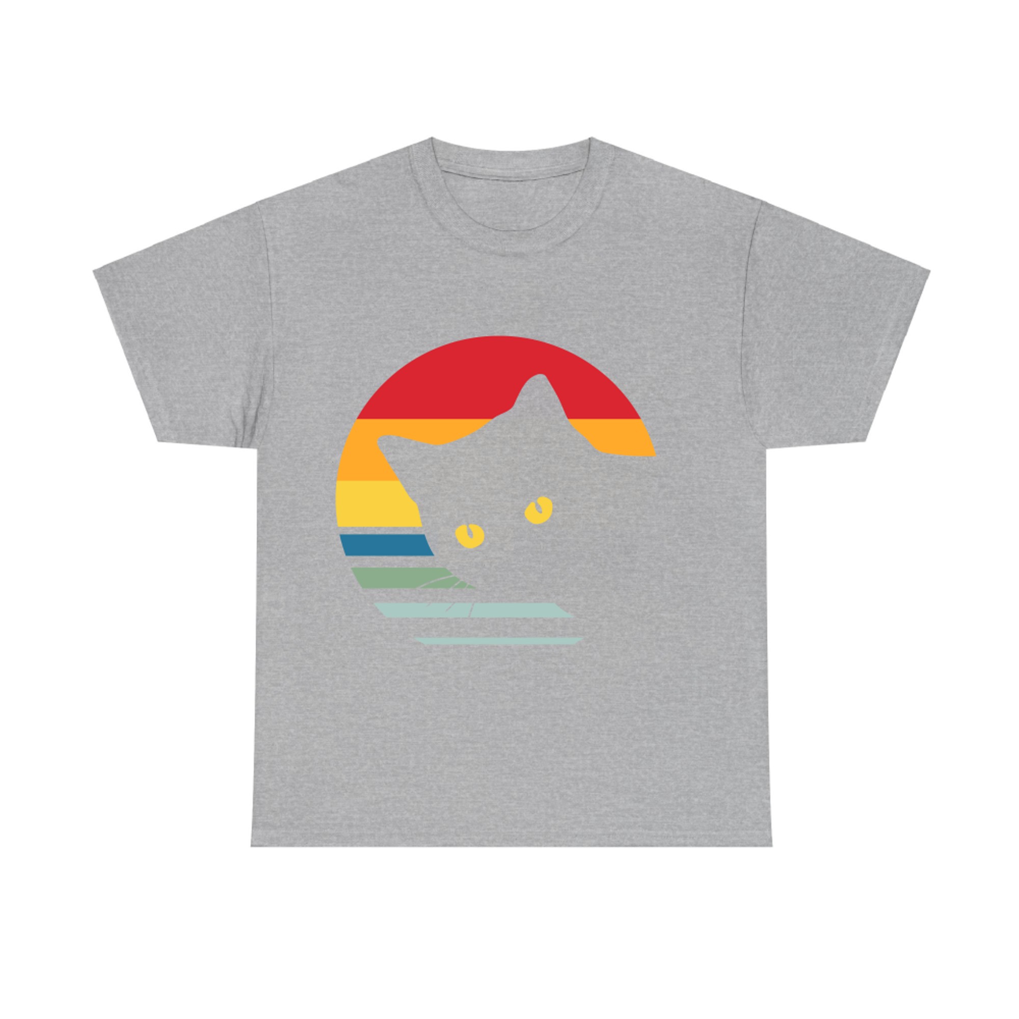Vintage Eighties Style Cat T-shirt