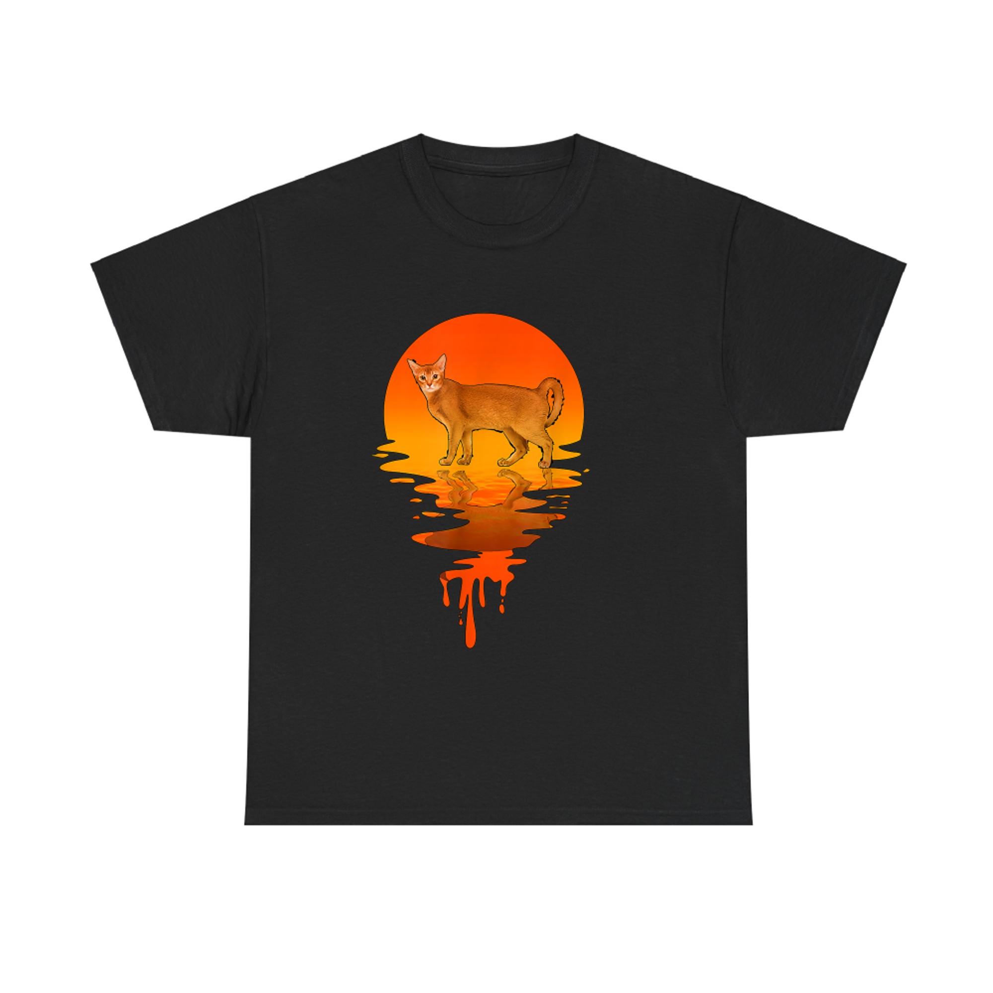 Vintage Retro Style Abyssinian Cat T-shirt