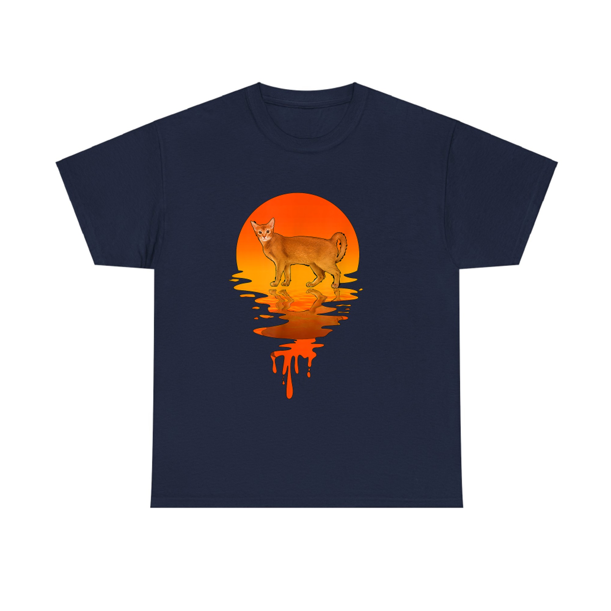 Vintage Retro Style Abyssinian Cat T-shirt
