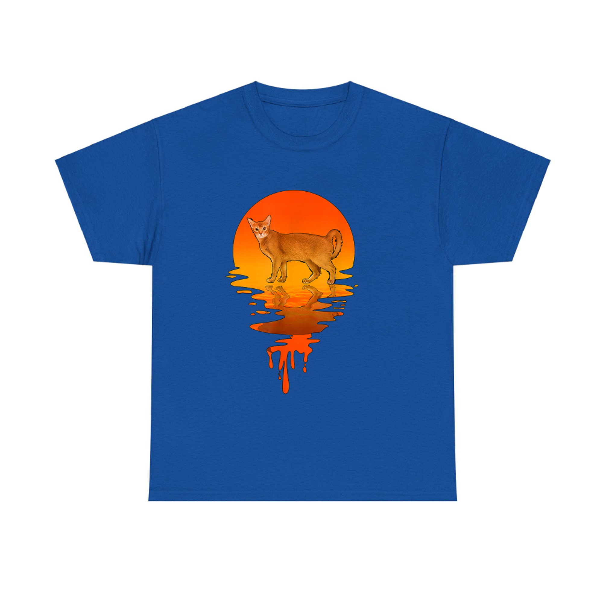 Vintage Retro Style Abyssinian Cat T-shirt