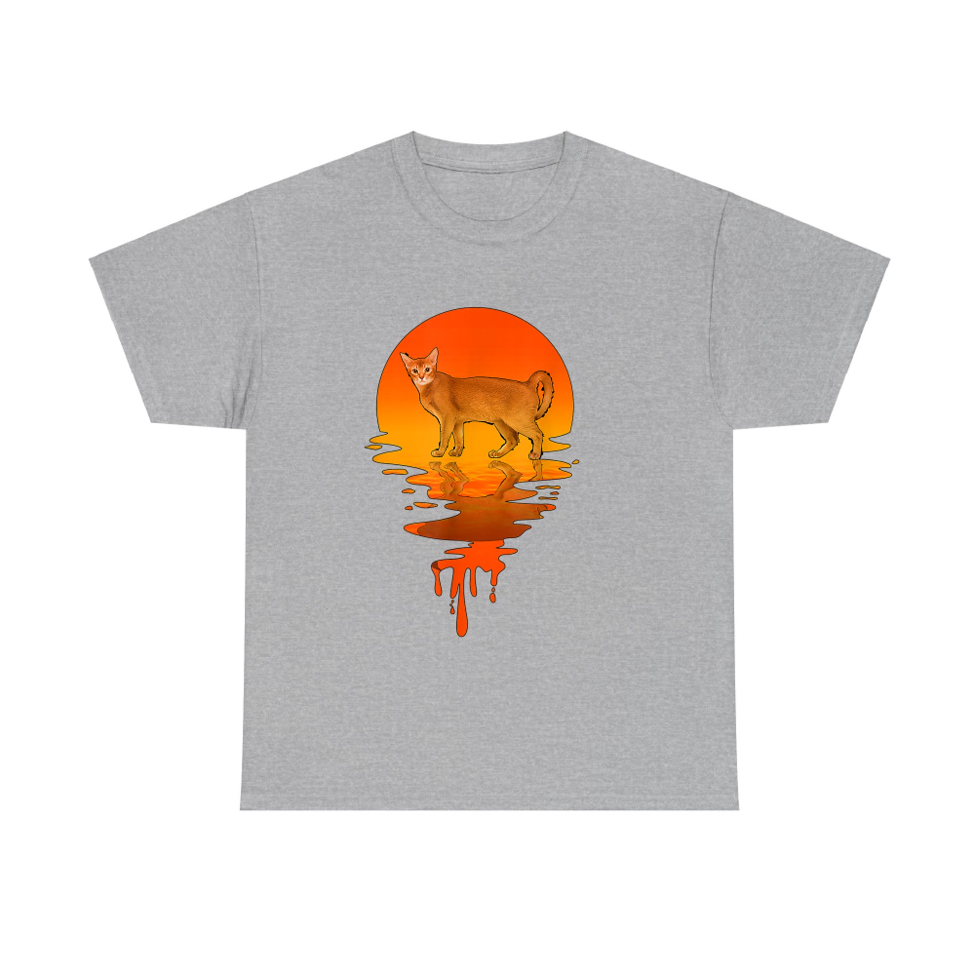 Vintage Retro Style Abyssinian Cat T-shirt