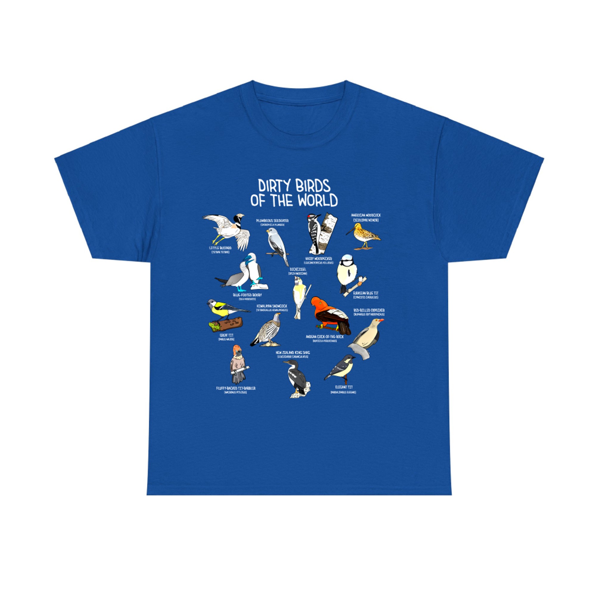 Bird Watching Dirty Birds of The World Funny Birding T-shirt
