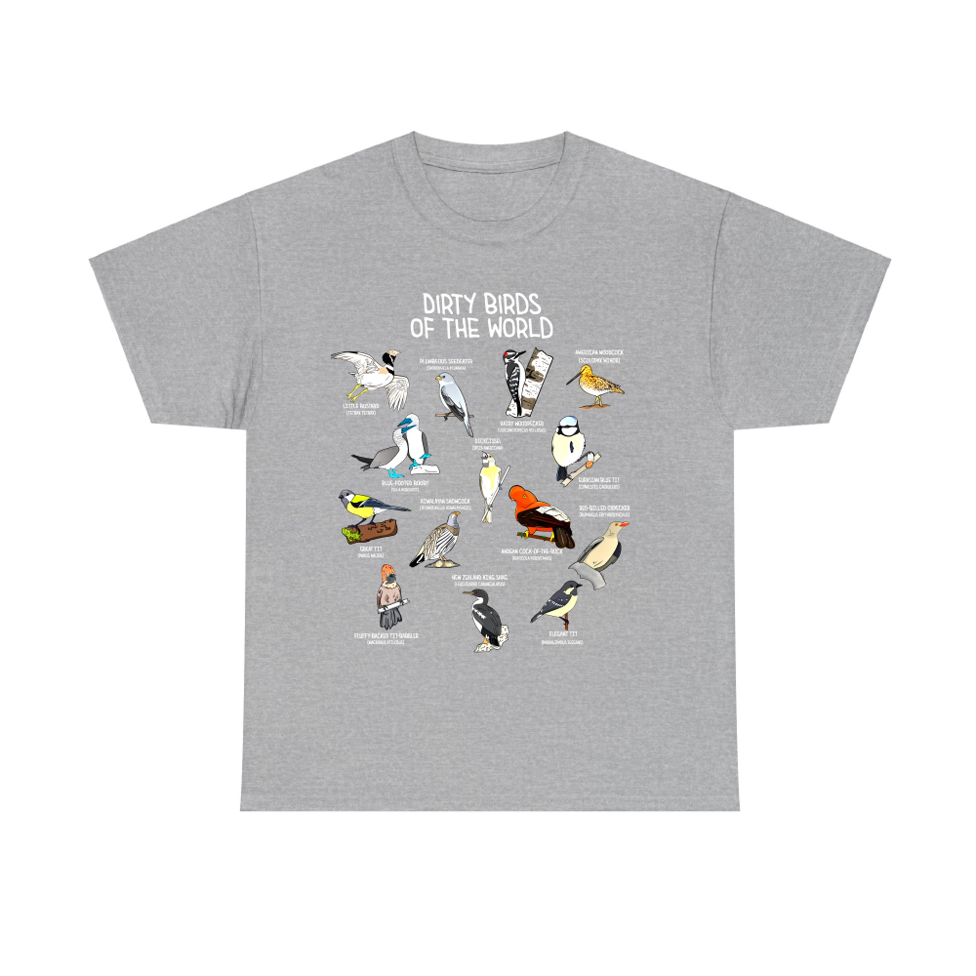 Bird Watching Dirty Birds of The World Funny Birding T-shirt