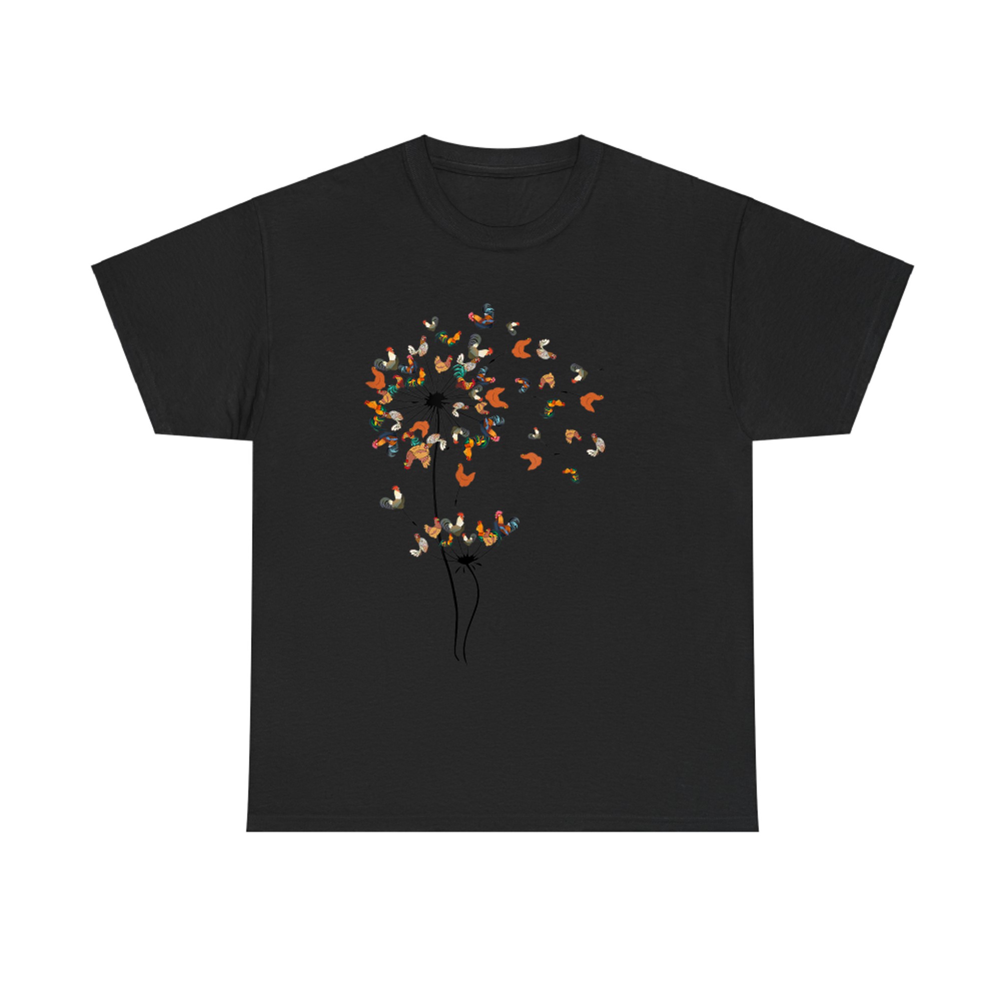 Danelion Chicken Flower Floral Chicken Tree Lover T-shirt
