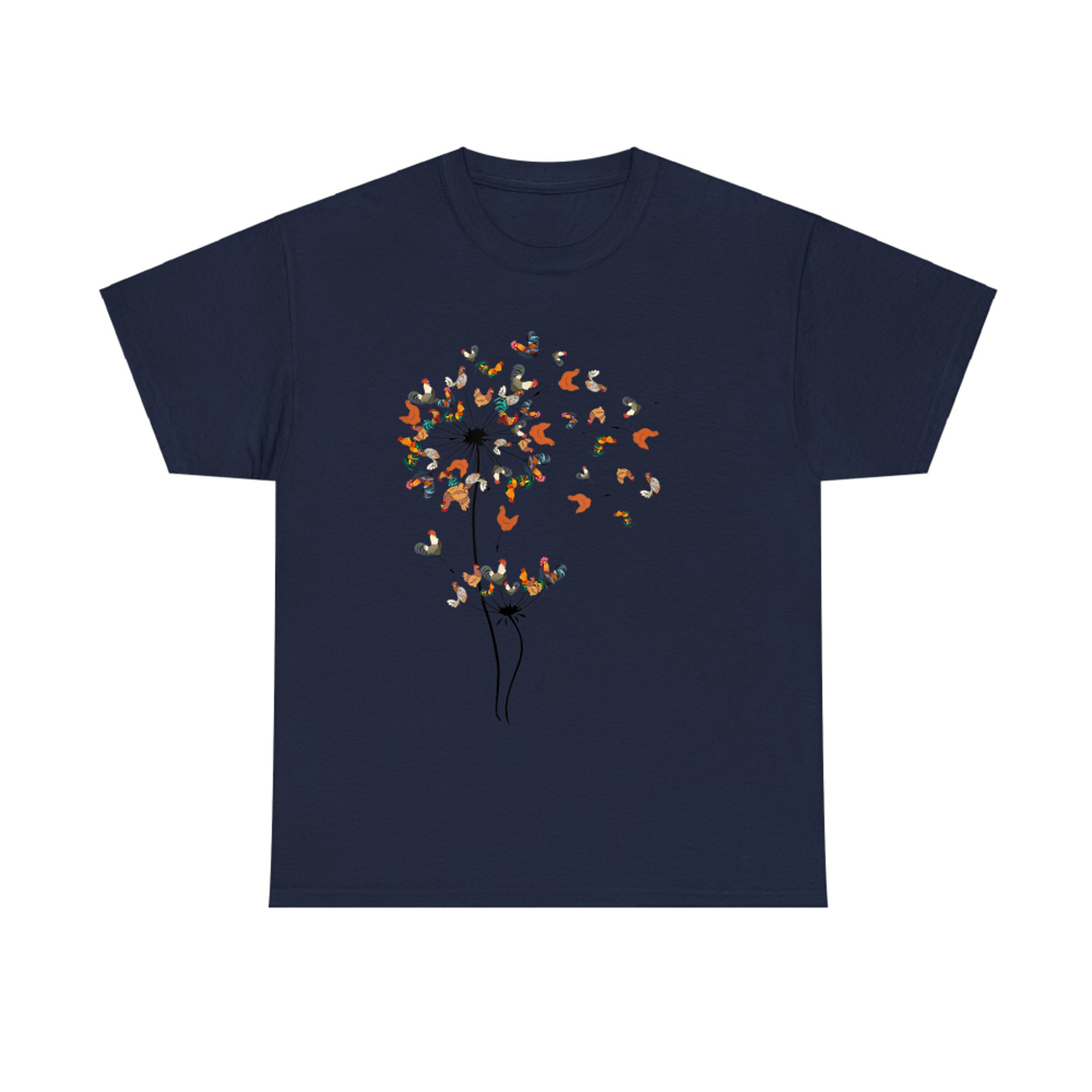 Danelion Chicken Flower Floral Chicken Tree Lover T-shirt