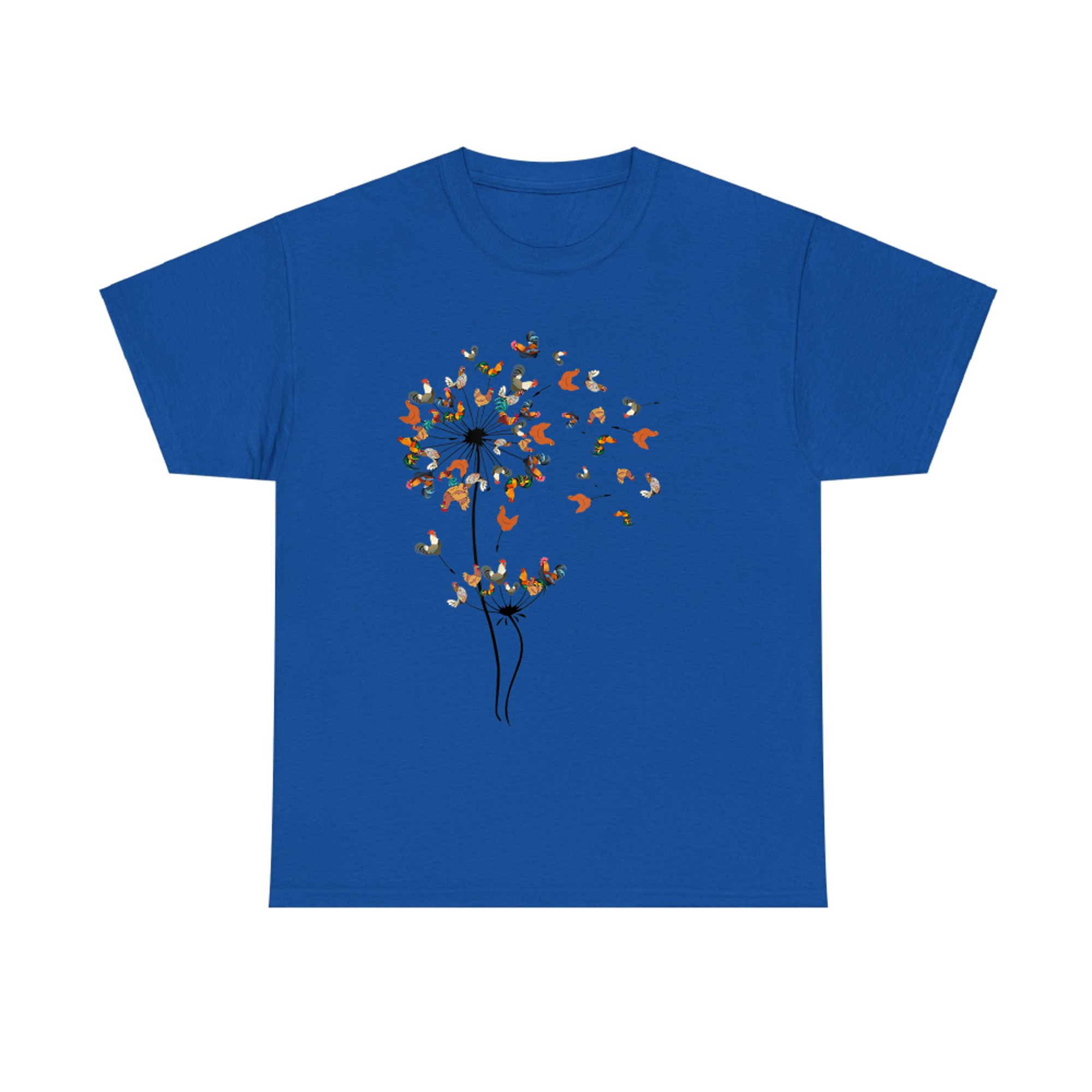 Danelion Chicken Flower Floral Chicken Tree Lover T-shirt