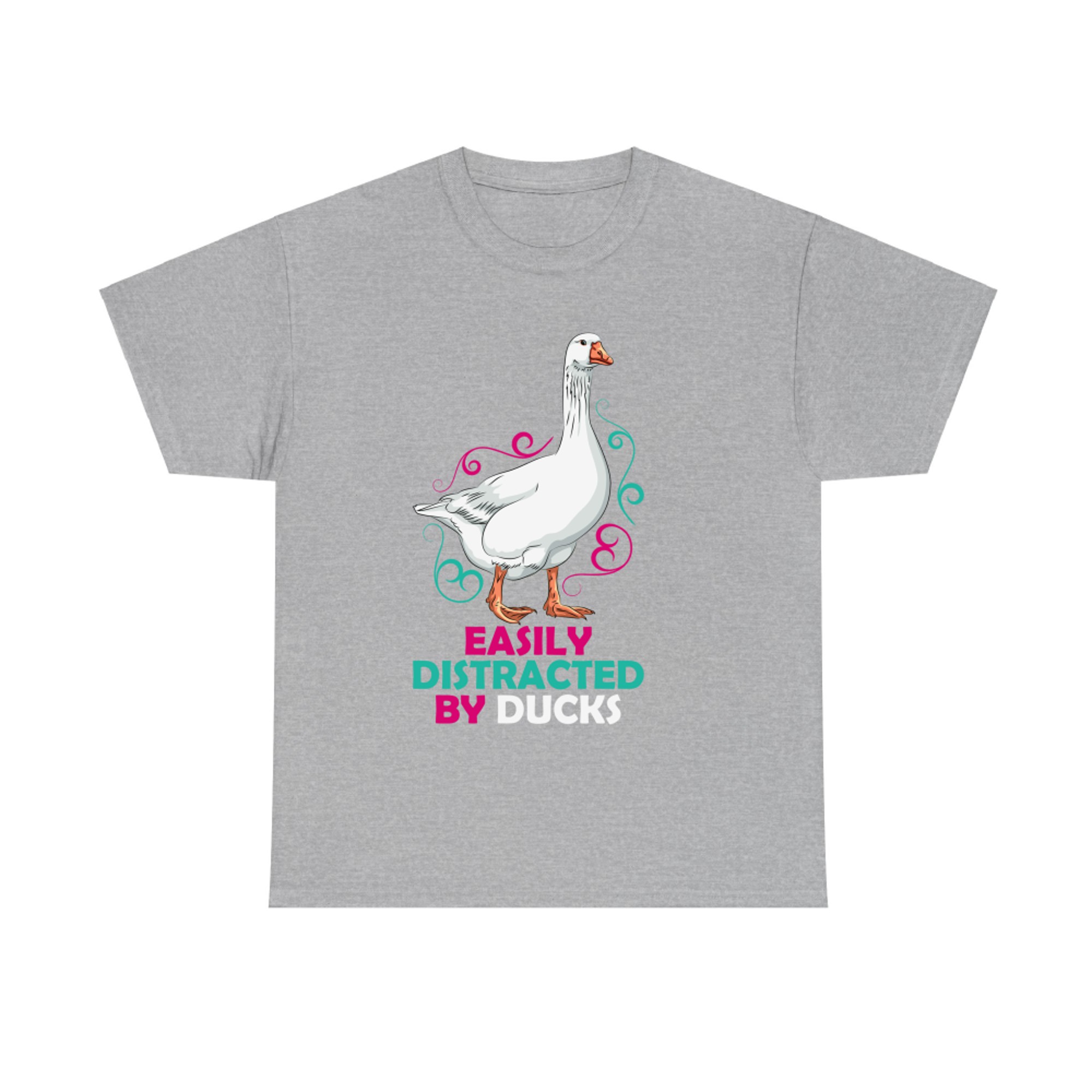 Easily Distracted by Ducks Birds Vintage Duck T-shirt