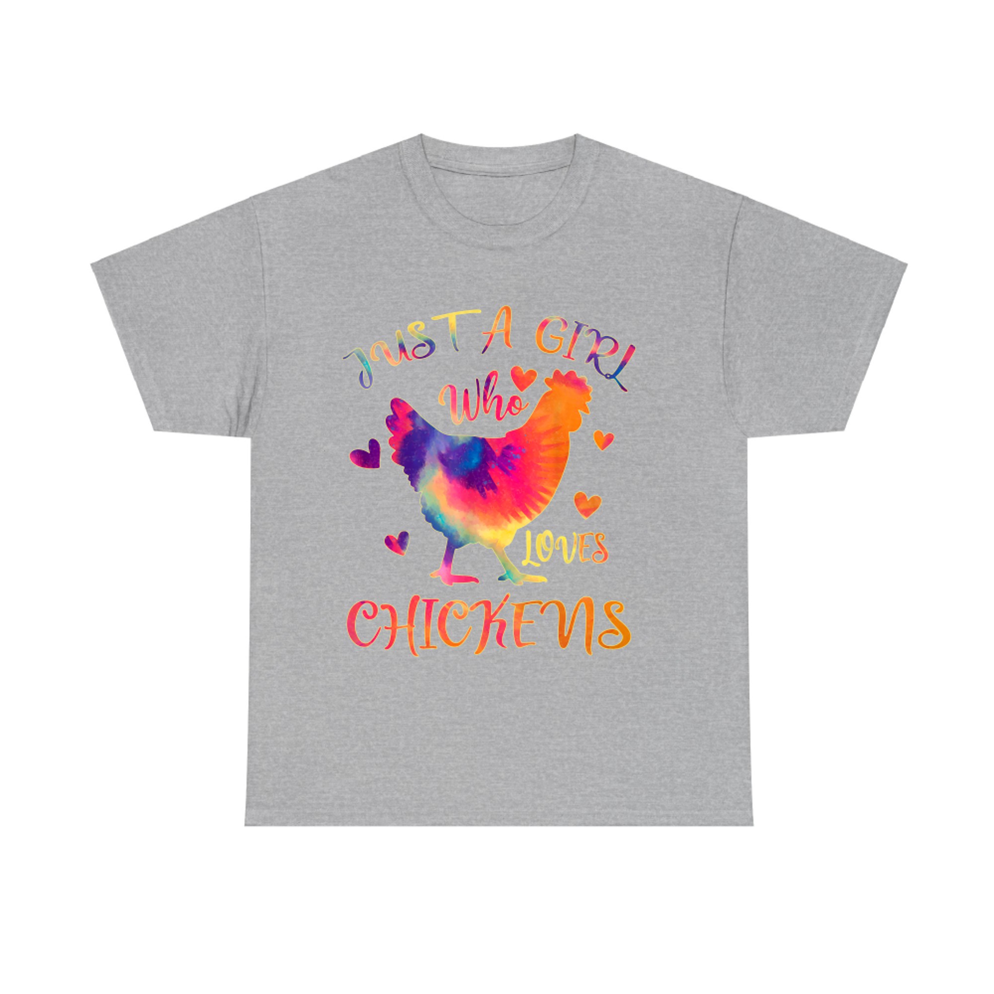 Just a Girl Who Loves Chickens Tie Dye Chickens Lover T-shirt