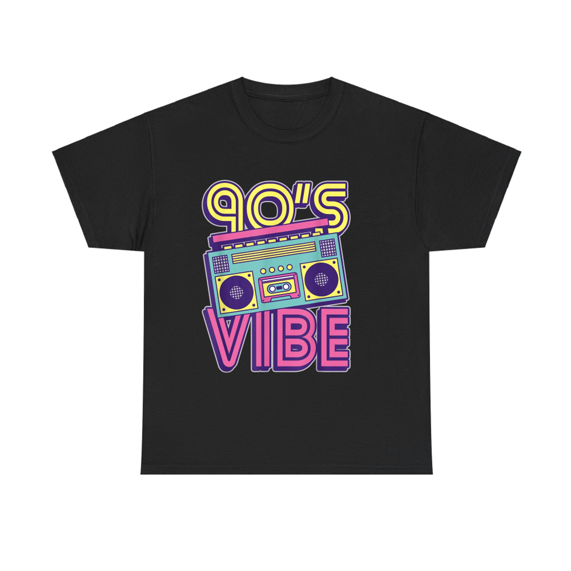 90s Vibes 1990s Music Lover Nineties Costume Party Retro 90s T-Shirt