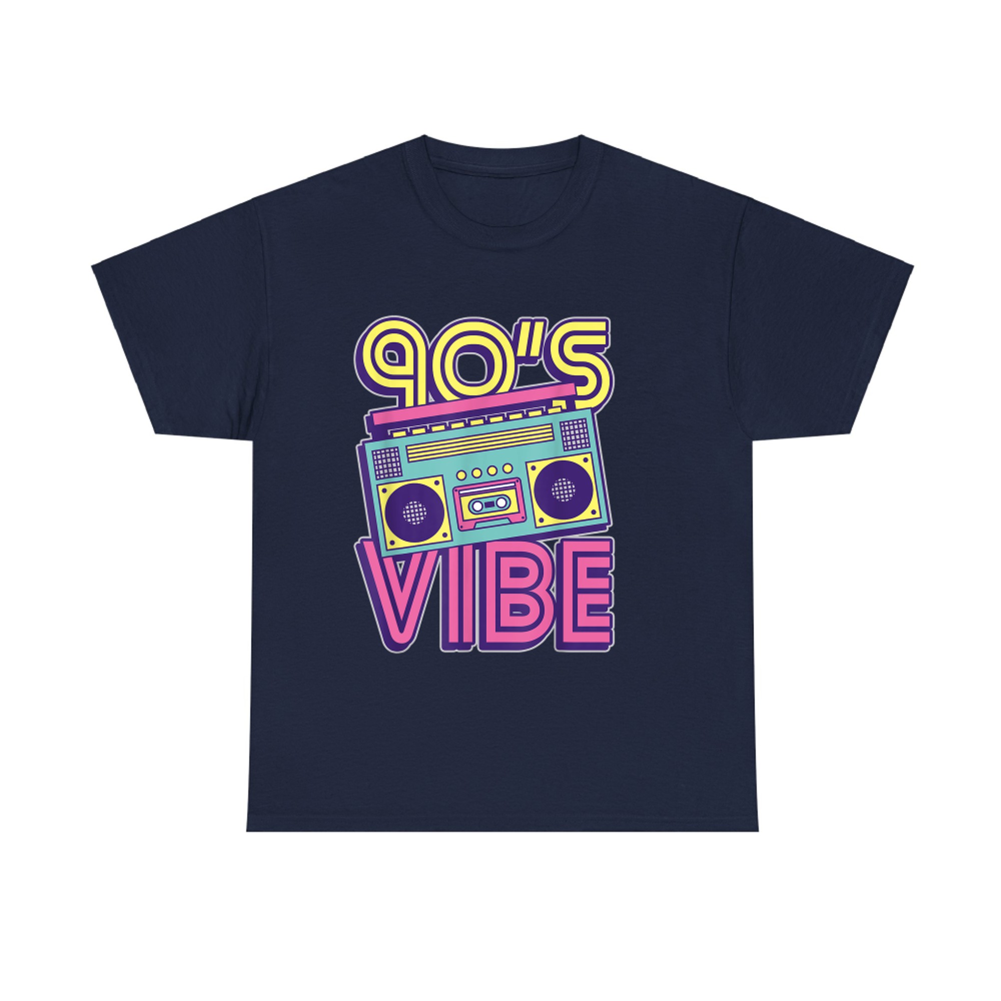 90s Vibes 1990s Music Lover Nineties Costume Party Retro 90s T-Shirt