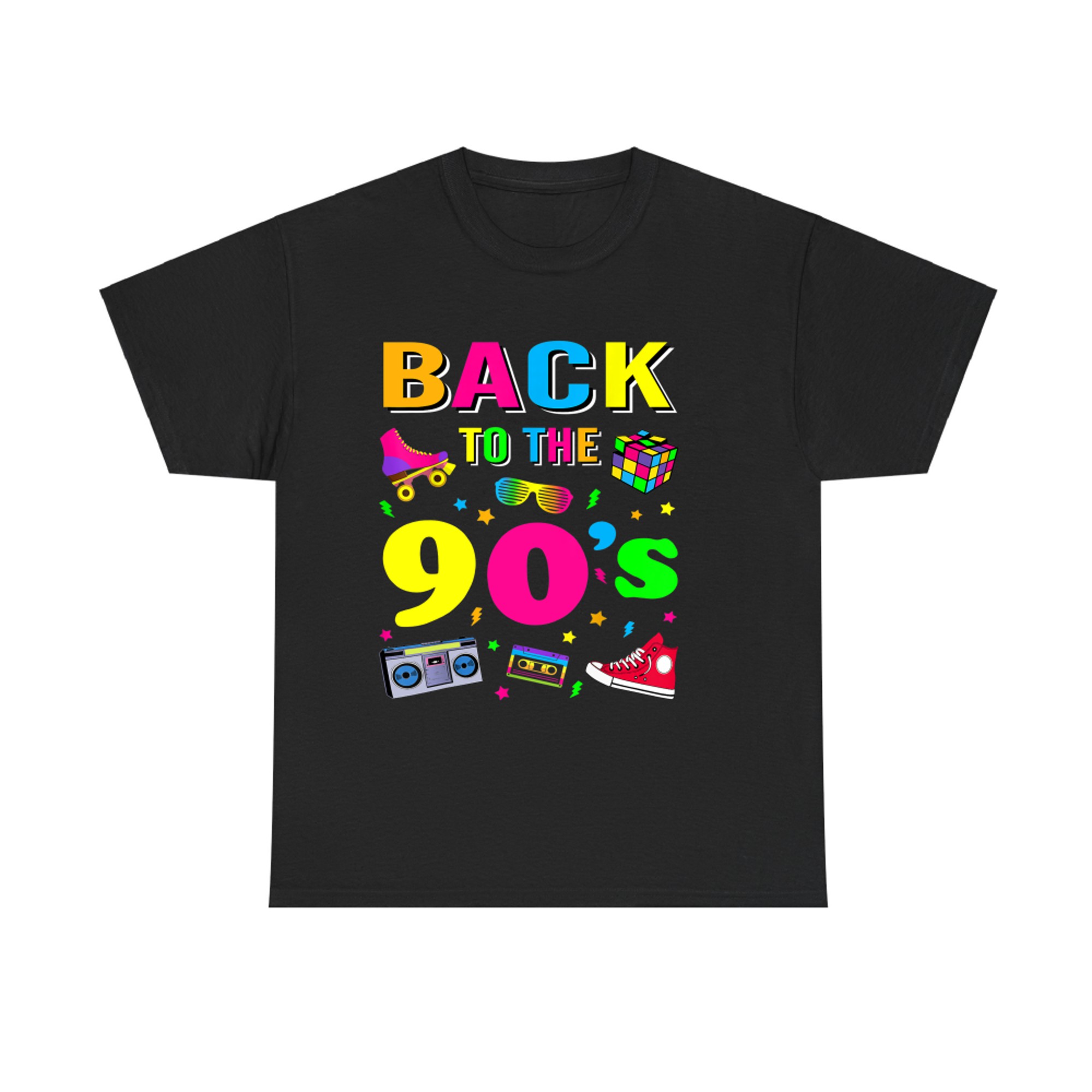 Back To 90's Vintage Retro Graphic Design  T-Shirt