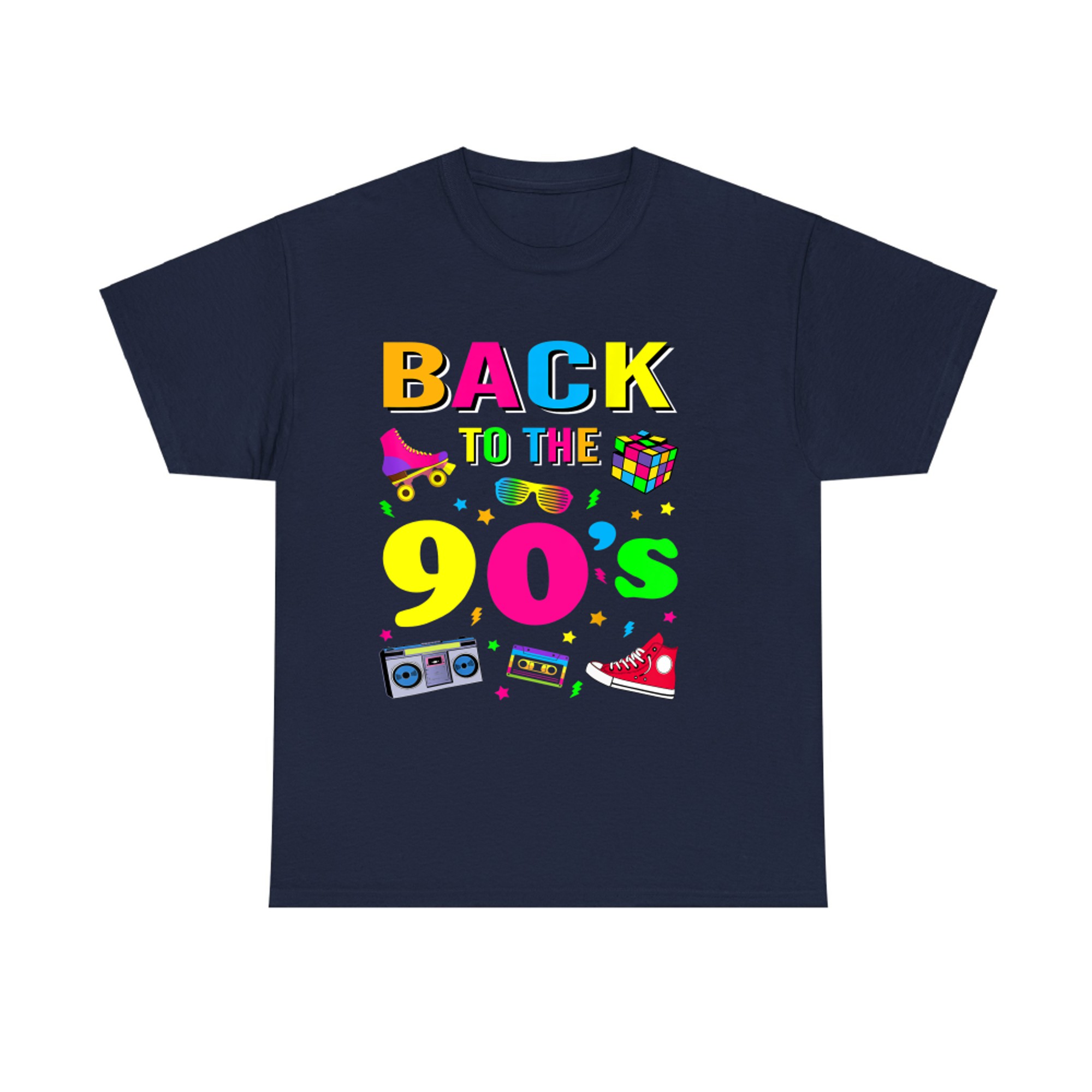 Back To 90's Vintage Retro Graphic Design  T-Shirt