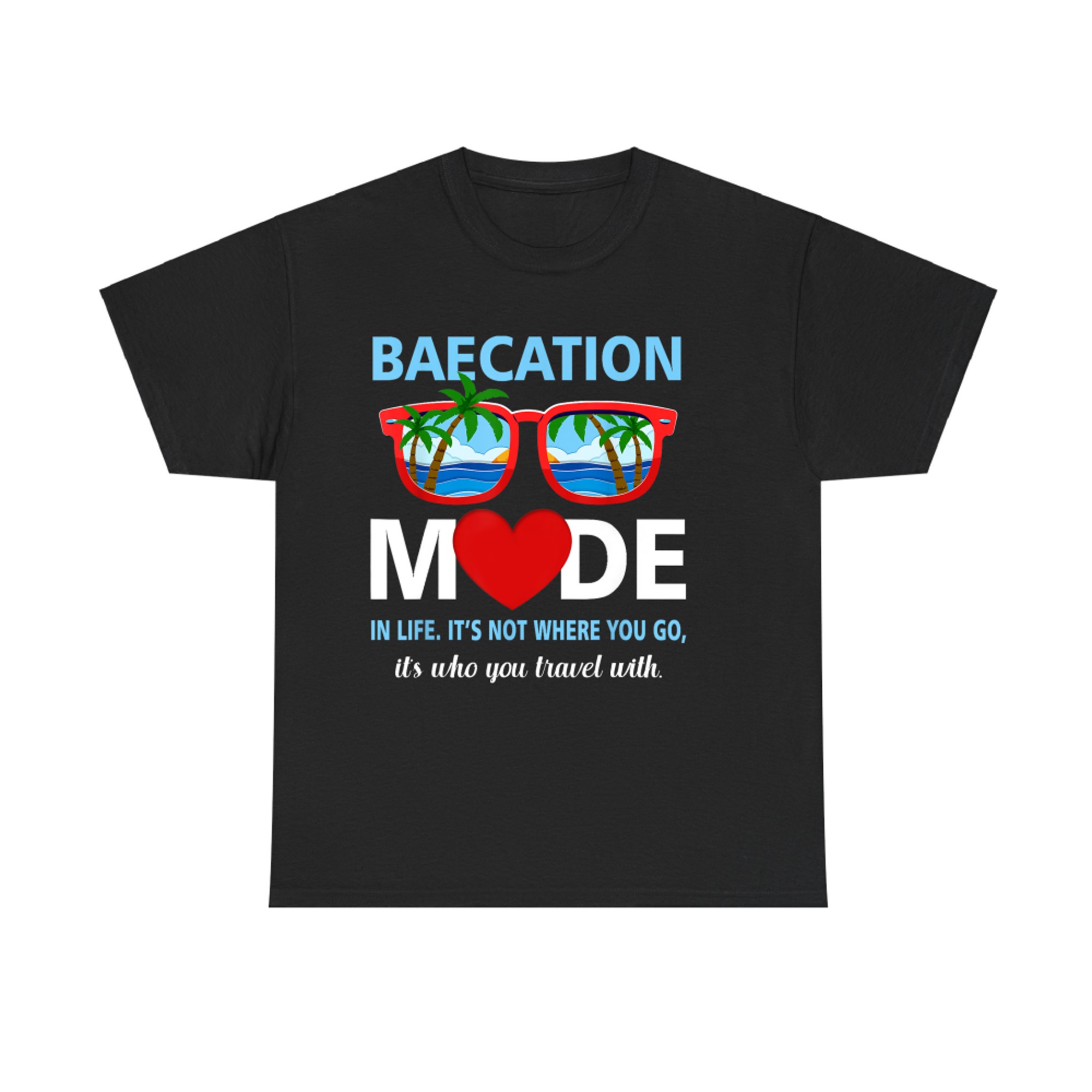 Baecation Mode Couples Trip Matching Summer Vacation Vibes T-Shirt