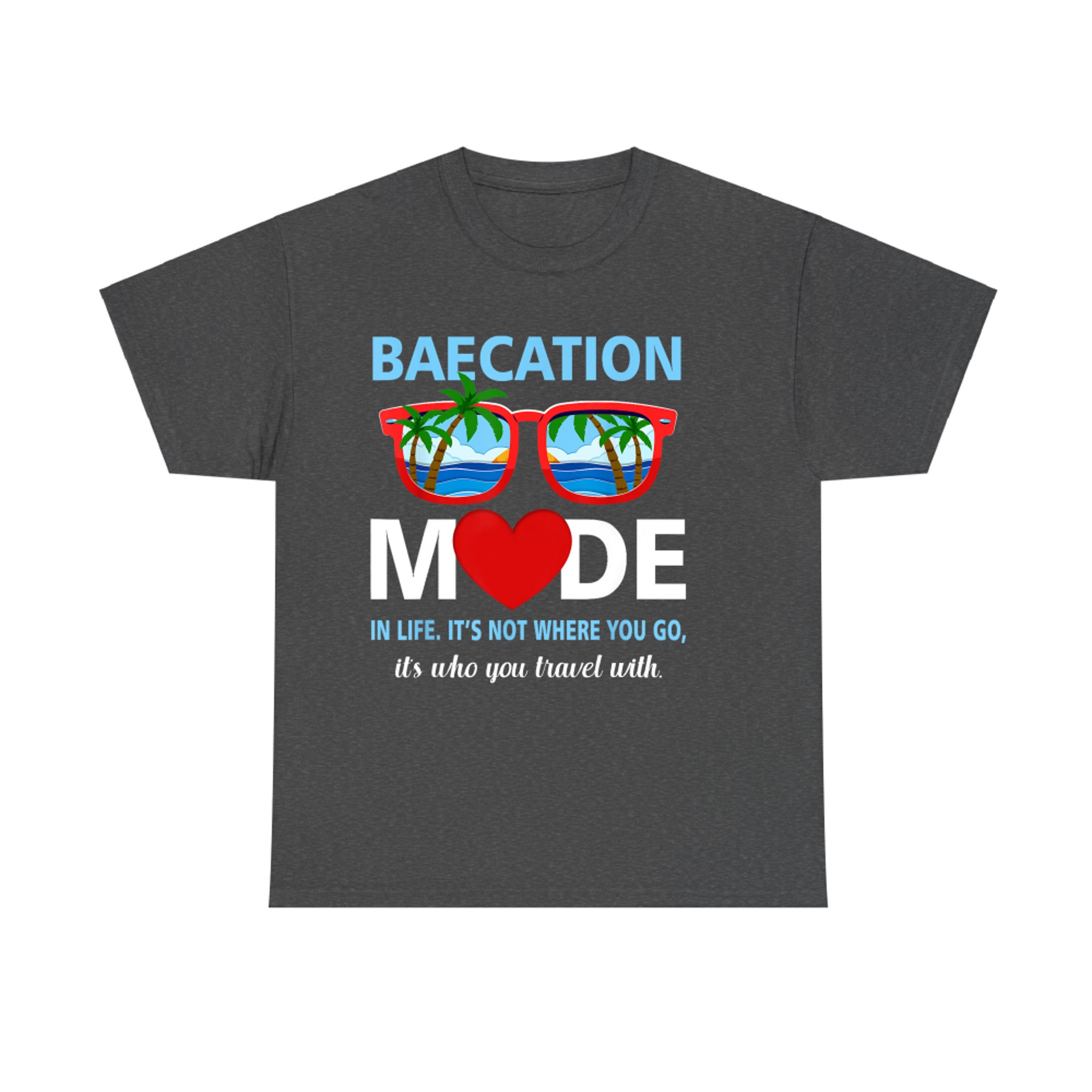 Baecation Mode Couples Trip Matching Summer Vacation Vibes T-Shirt