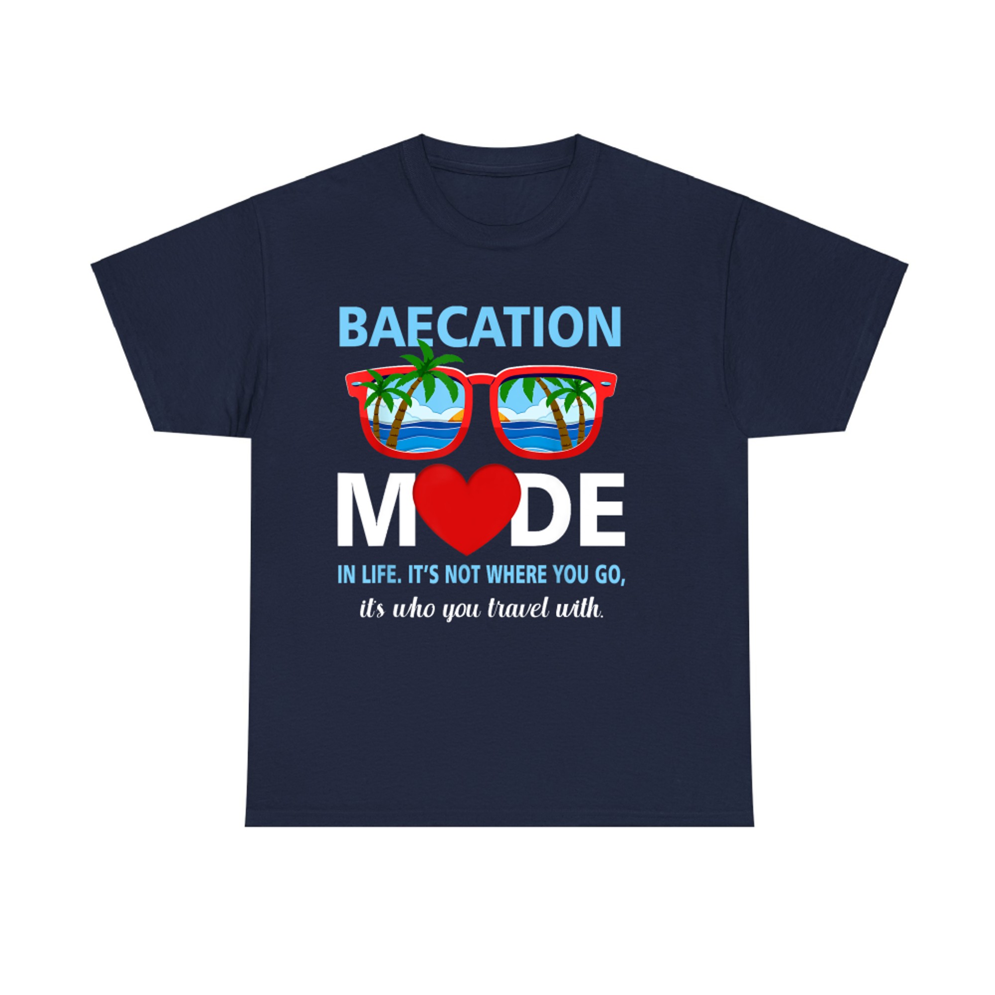 Baecation Mode Couples Trip Matching Summer Vacation Vibes T-Shirt