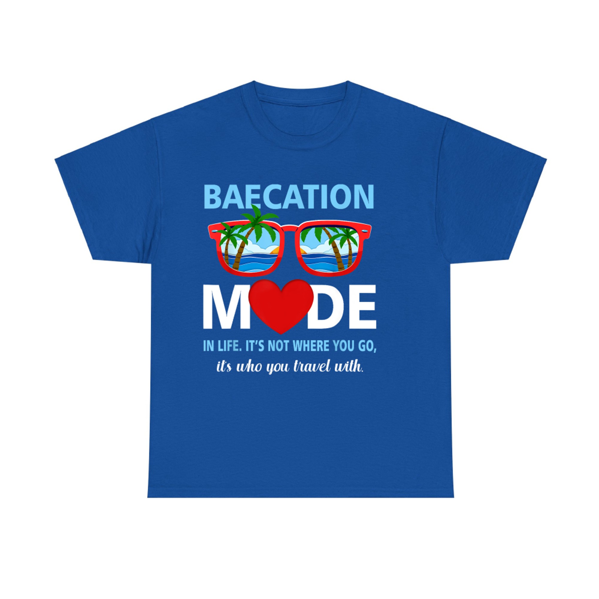 Baecation Mode Couples Trip Matching Summer Vacation Vibes T-Shirt