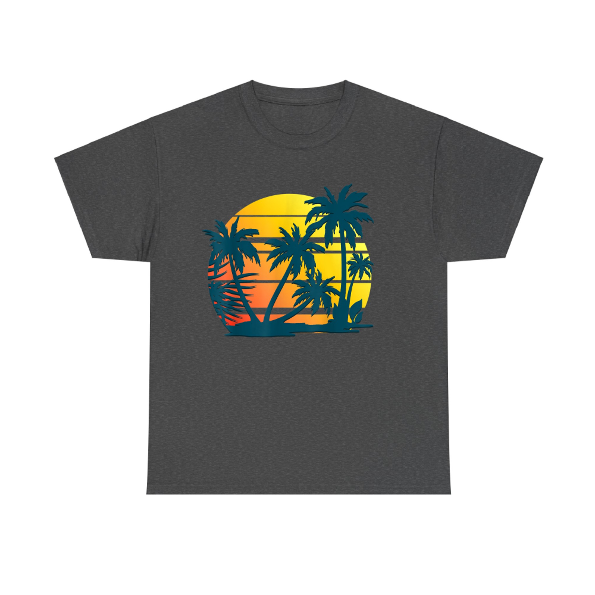 Coconut Palm Trees Summer Vacation Beach Tropical Summer T-Shirt