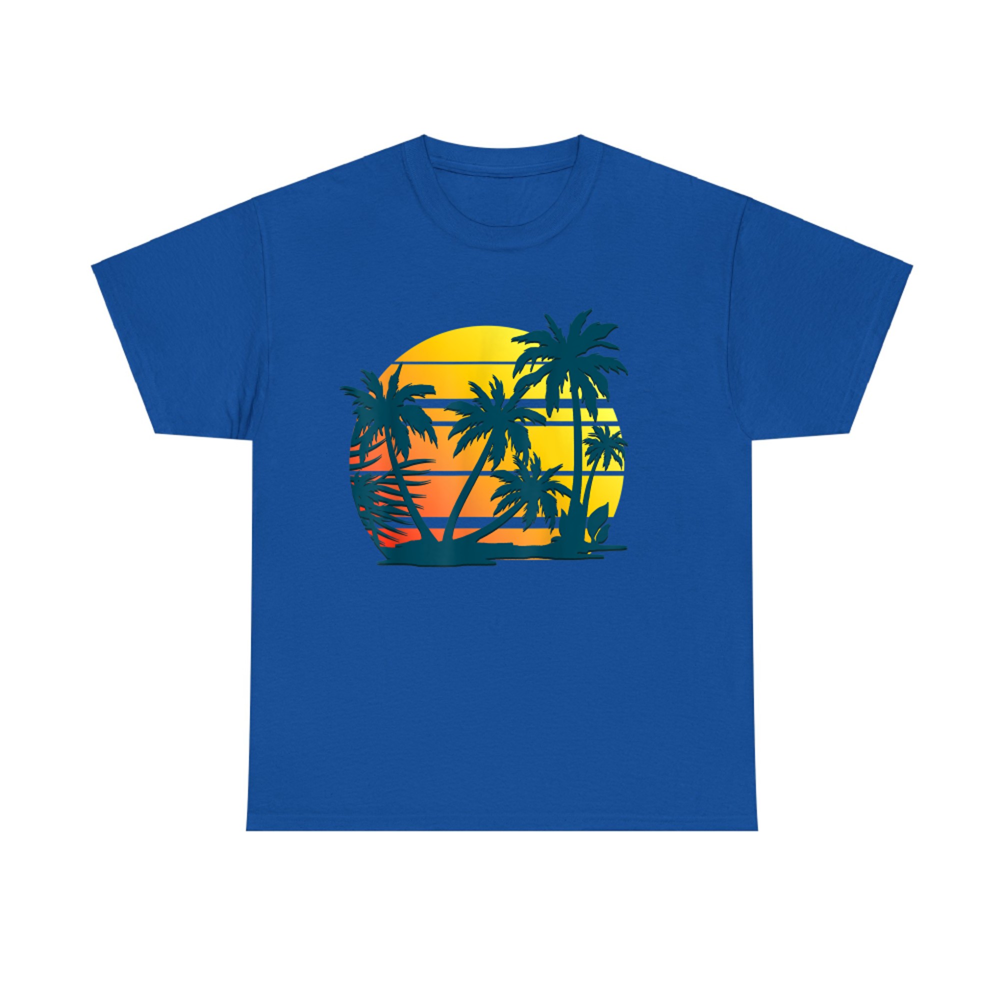 Coconut Palm Trees Summer Vacation Beach Tropical Summer T-Shirt