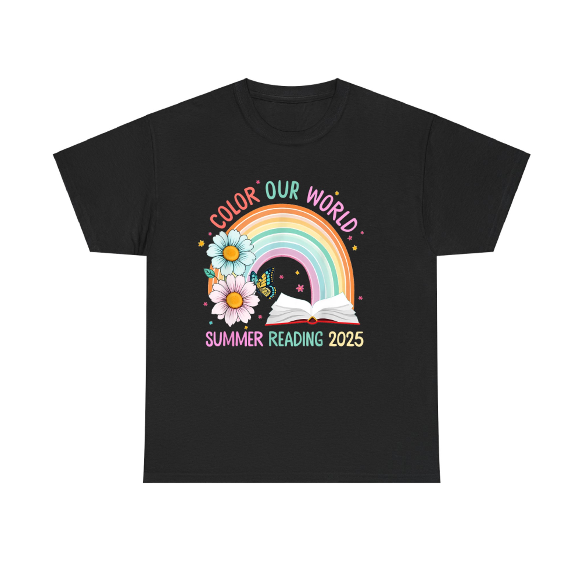Color Our World Summer Summer Reading Program Rainbow T-Shirt