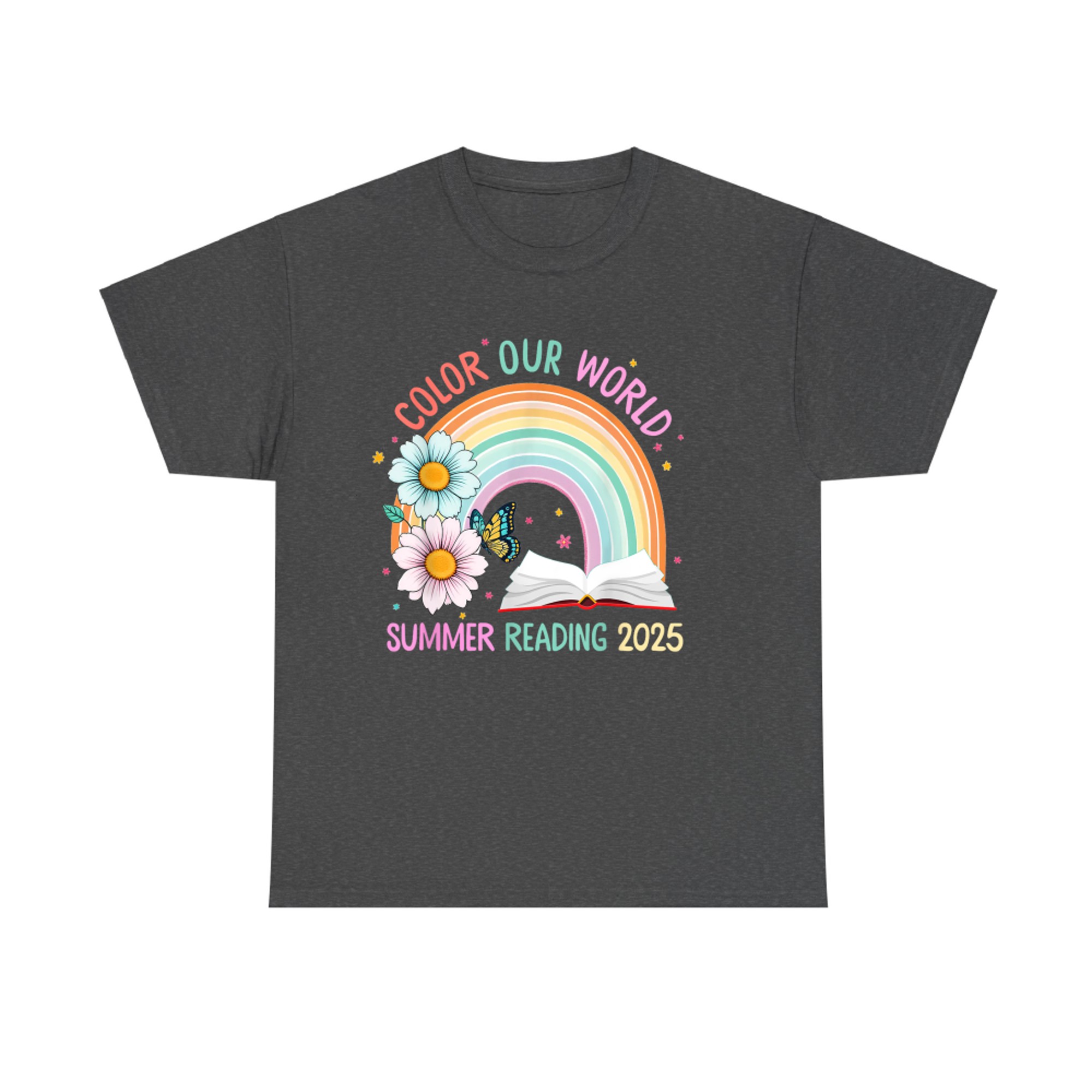 Color Our World Summer Summer Reading Program Rainbow T-Shirt