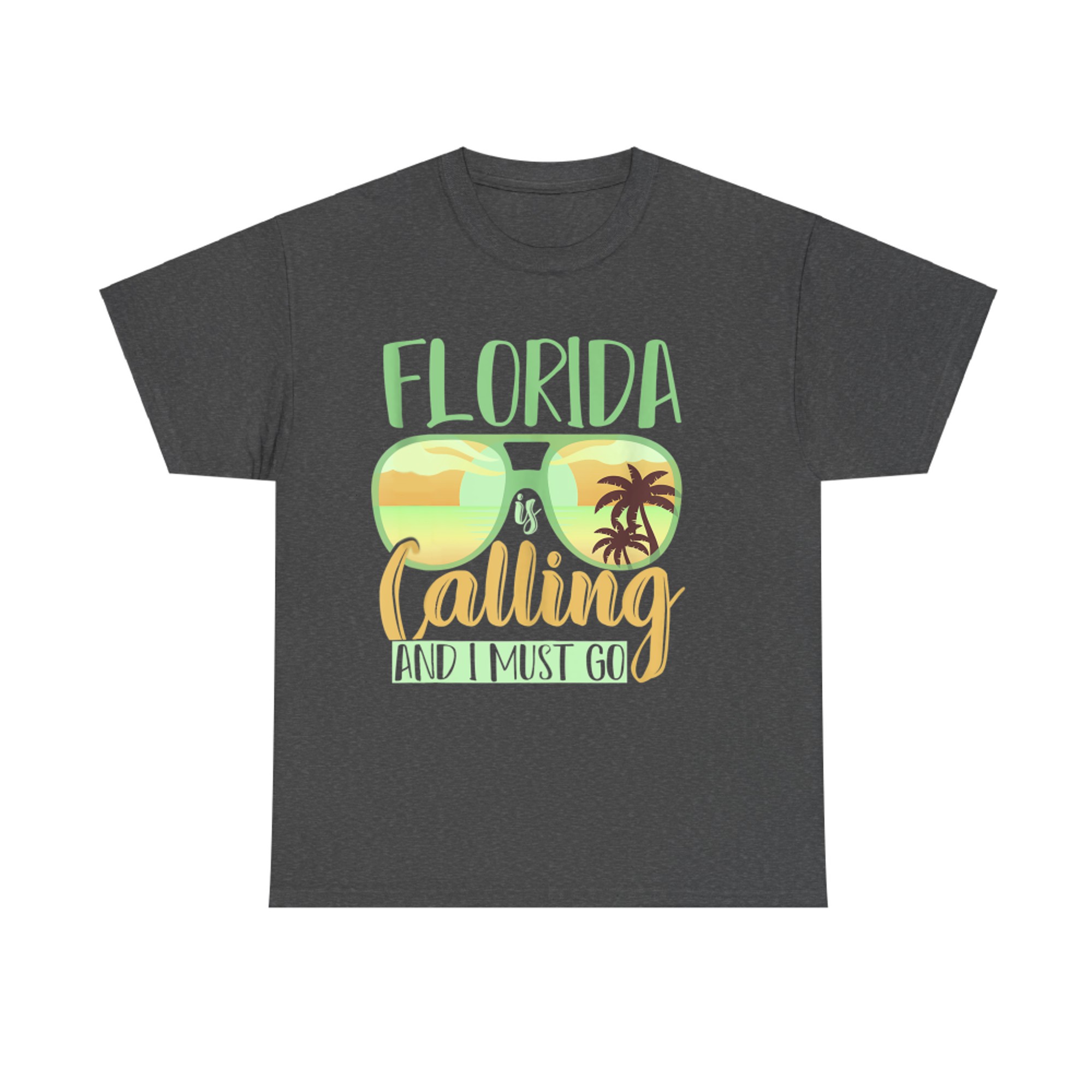 Florida Is Calling And I Must Go Funny Summer Vibes Florida T-Shirt
