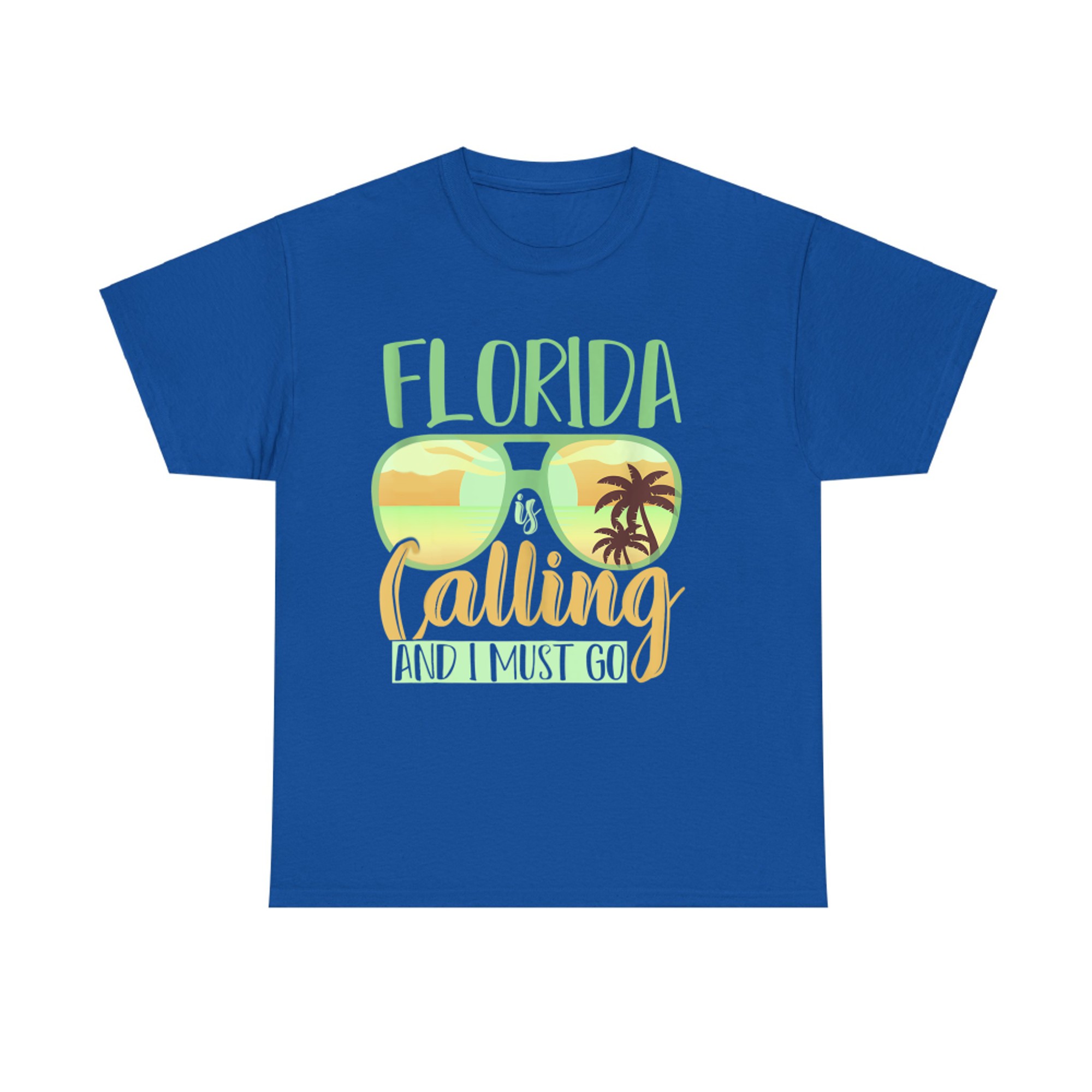 Florida Is Calling And I Must Go Funny Summer Vibes Florida T-Shirt