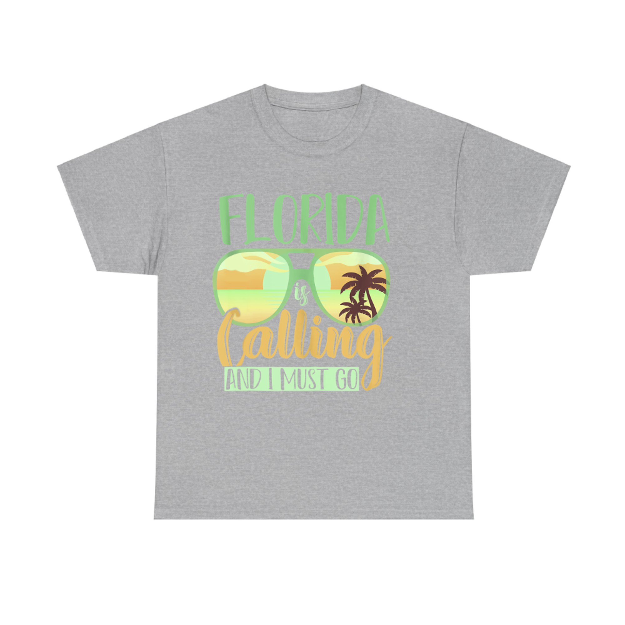 Florida Is Calling And I Must Go Funny Summer Vibes Florida T-Shirt