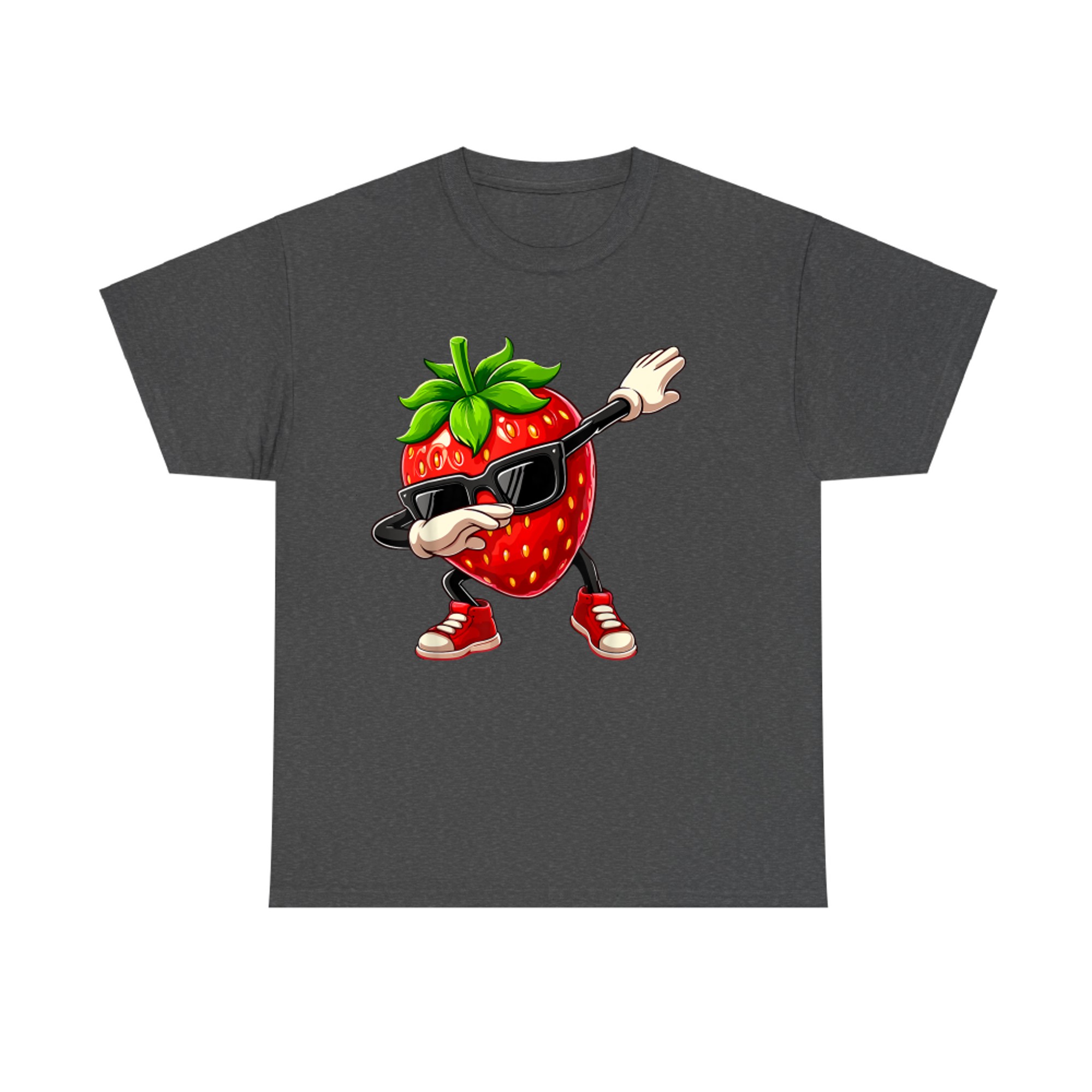 Funny Dabbing Strawberry Summer Fruit Lover T-Shirt