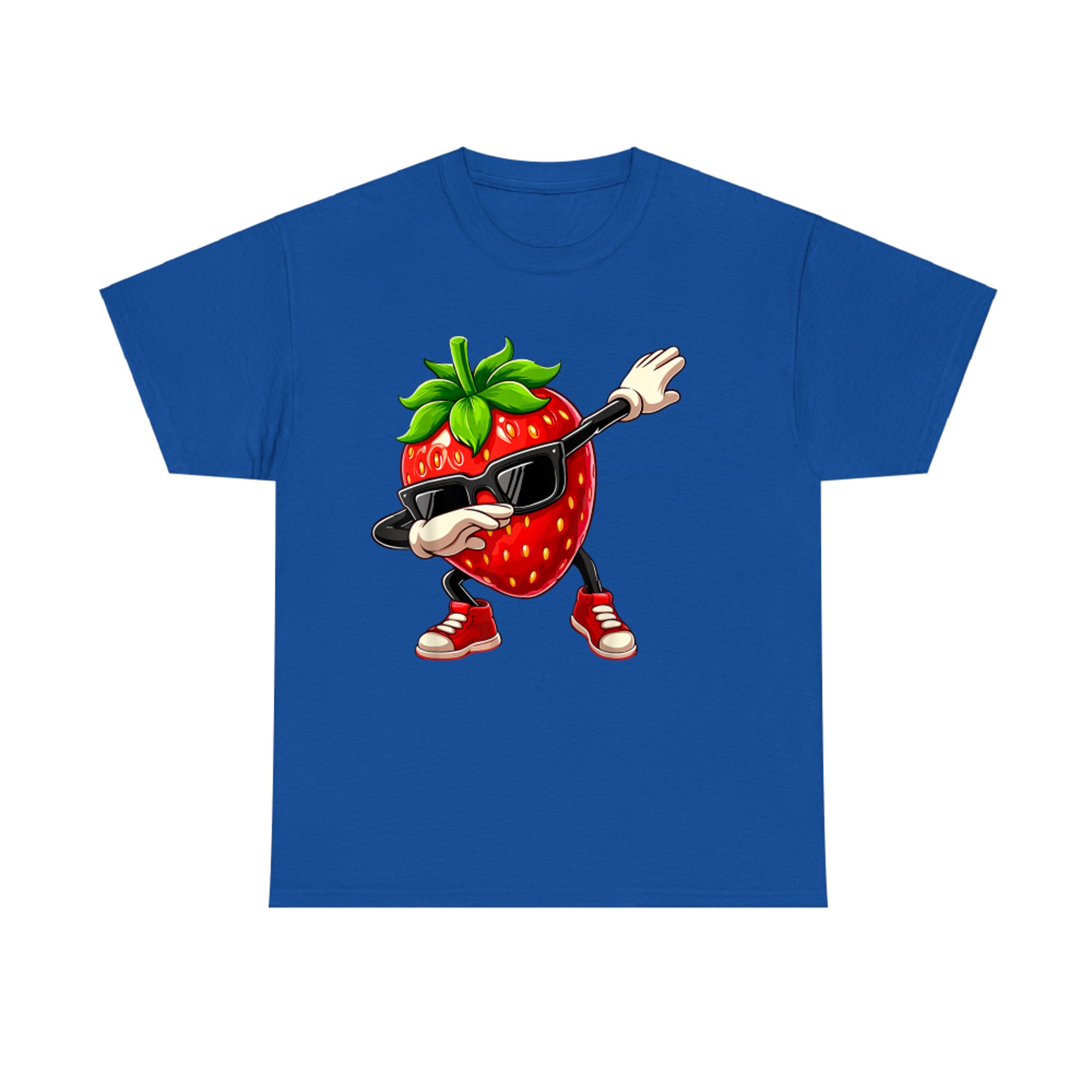 Funny Dabbing Strawberry Summer Fruit Lover T-Shirt