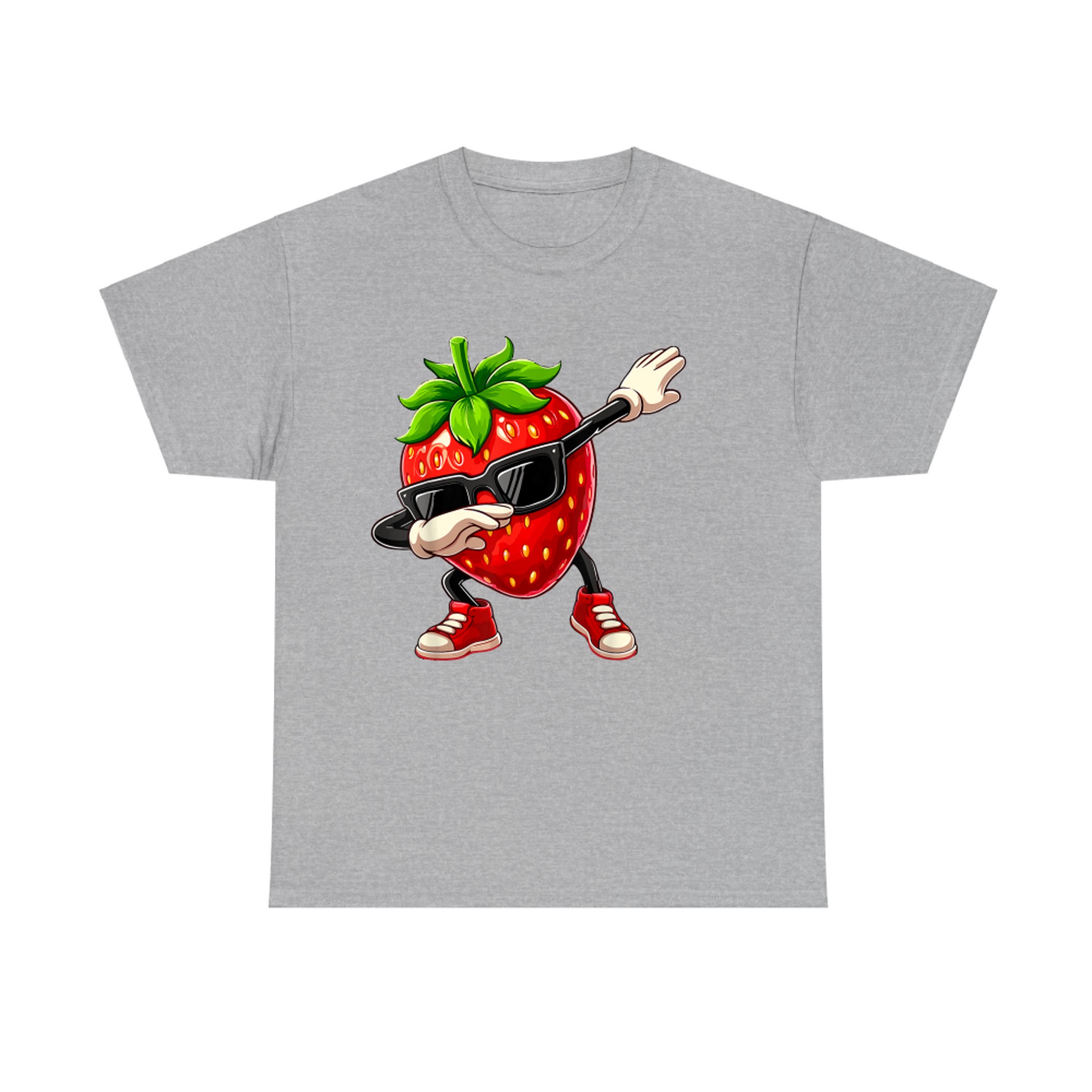 Funny Dabbing Strawberry Summer Fruit Lover T-Shirt