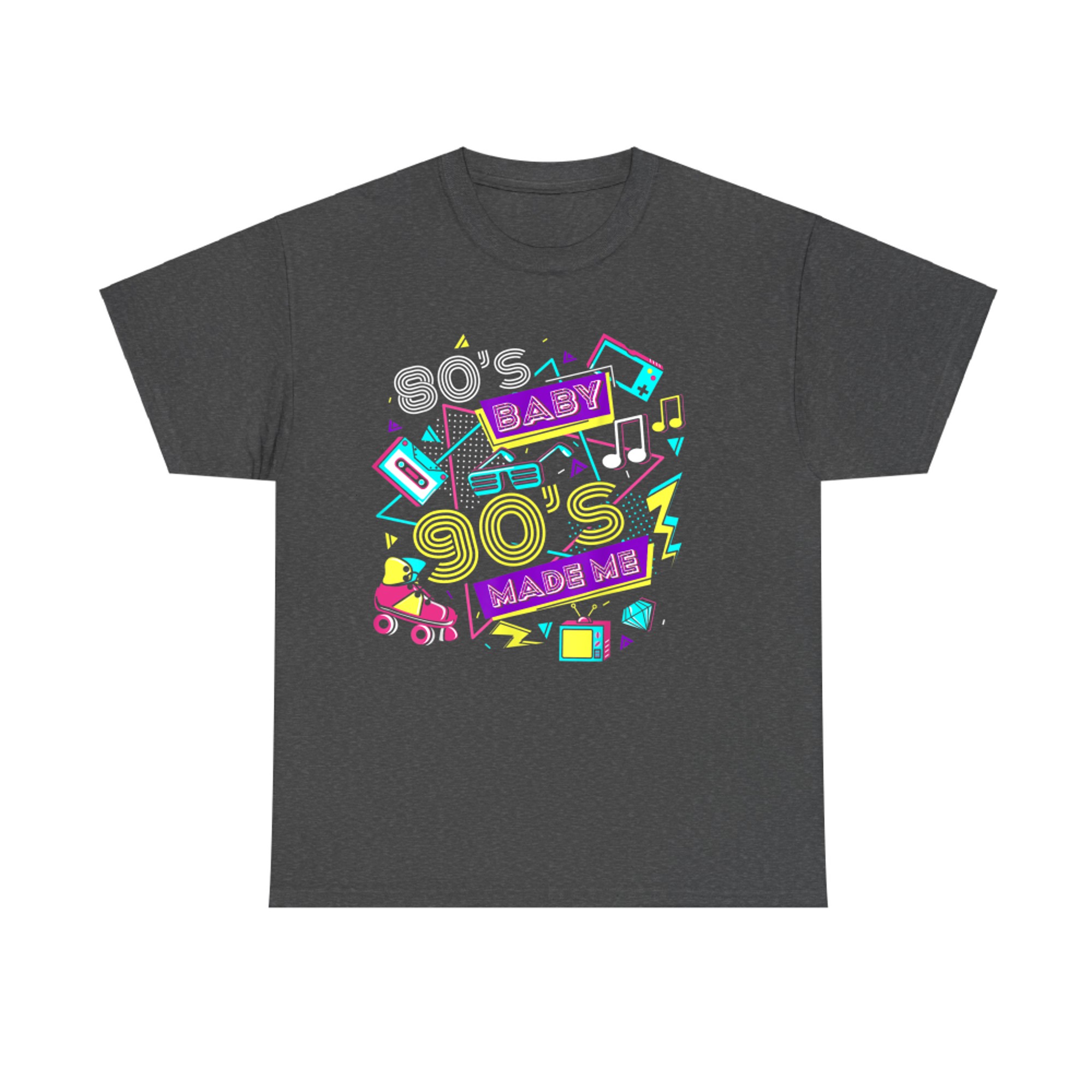 Retro 1980s 80's Baby 1990s 90's Made Me Vaporwave Nostalgia  T-Shirt