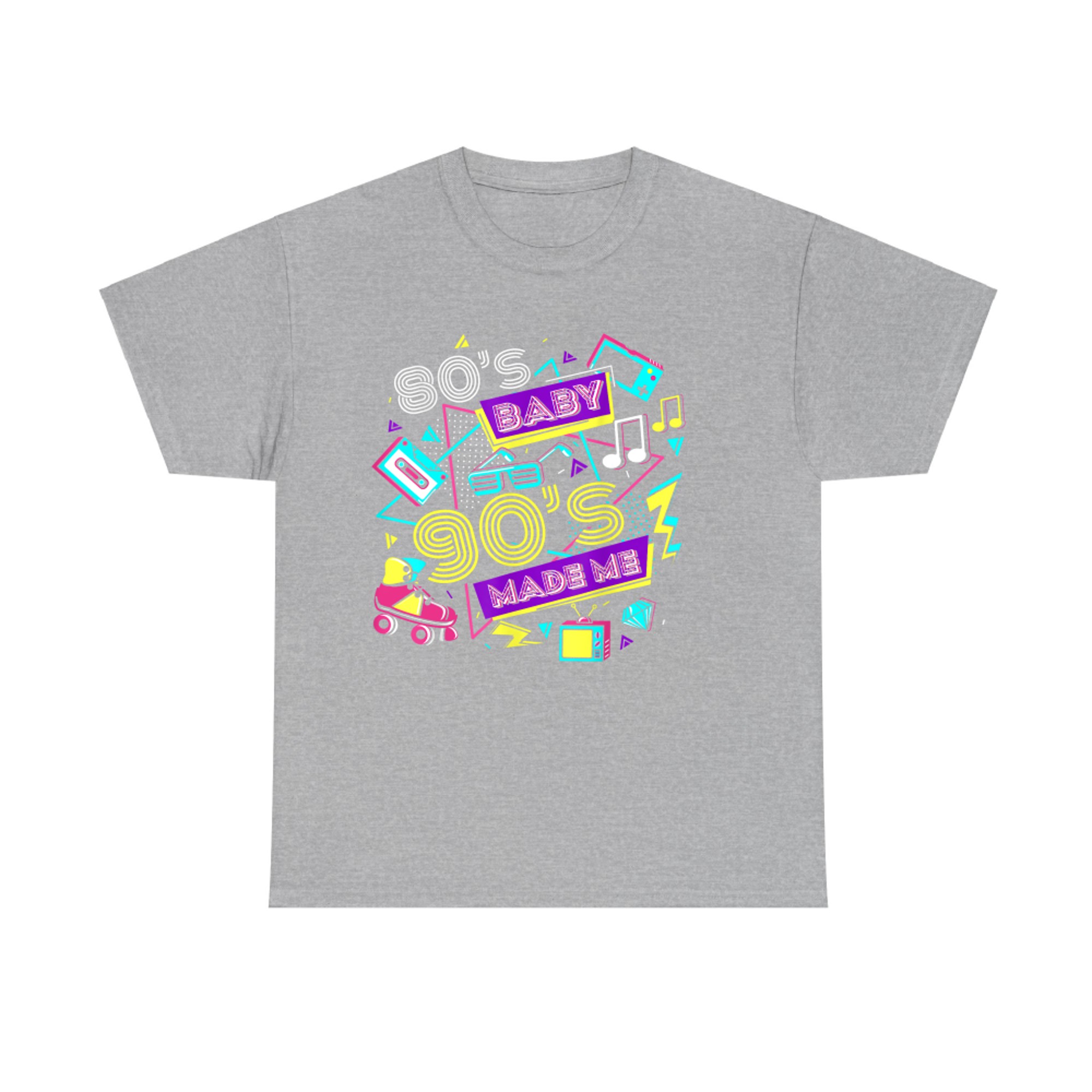 Retro 1980s 80's Baby 1990s 90's Made Me Vaporwave Nostalgia  T-Shirt