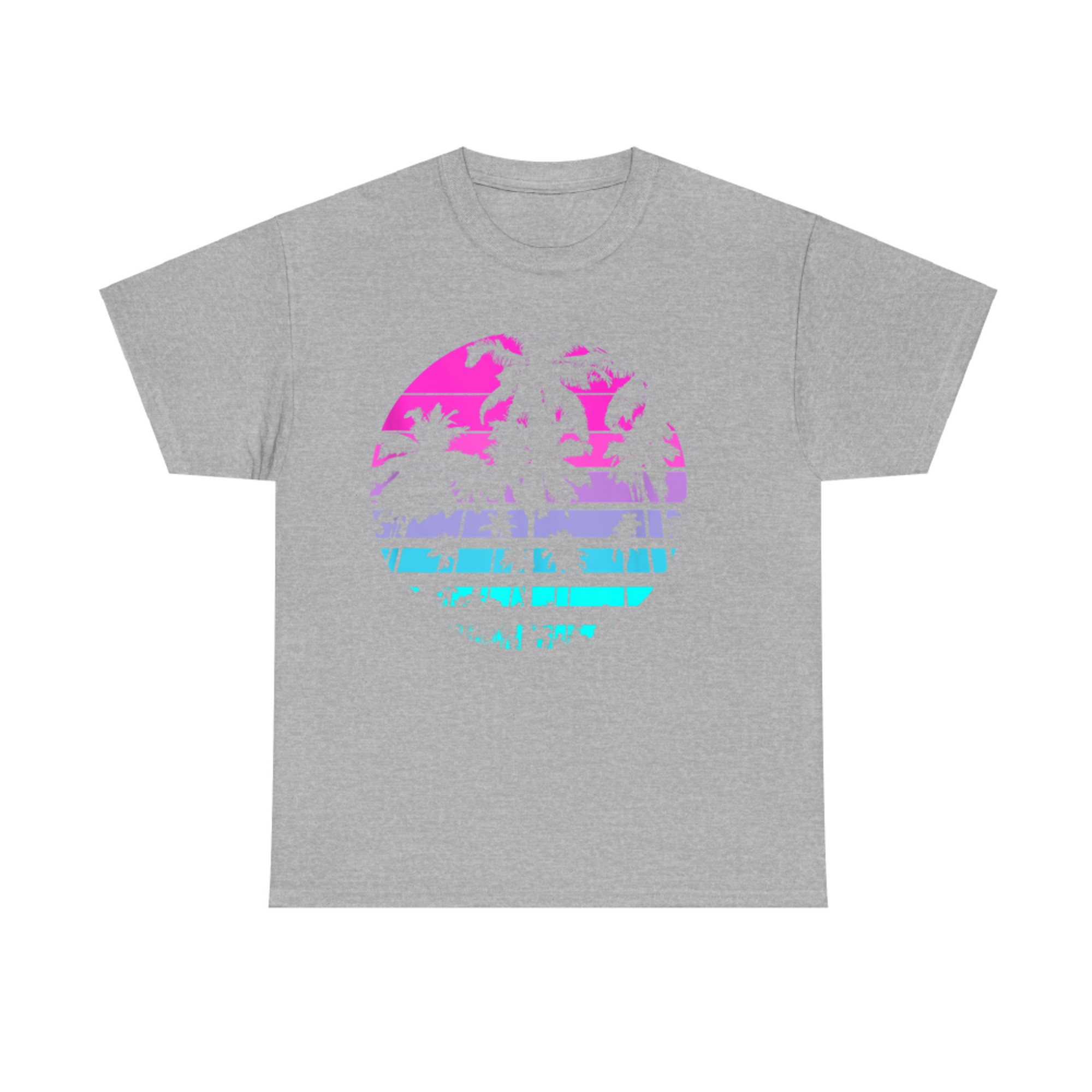 Retro Eighties 80s & 90s Beach Style Design With Palm Trees T-Shirt