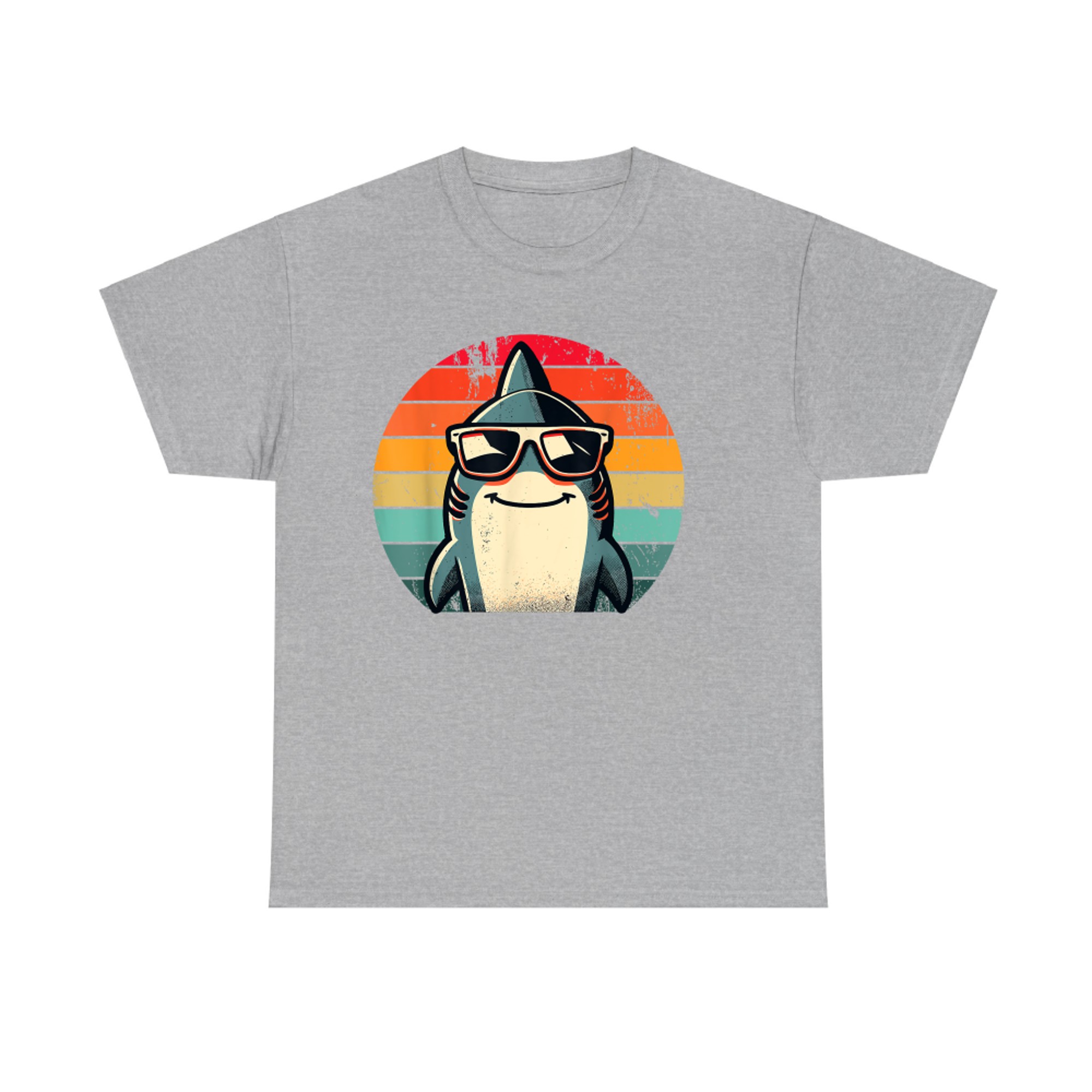 Shark in Sunglasses Cool Retro 70s 80s 90s Funny Shark T-Shirt