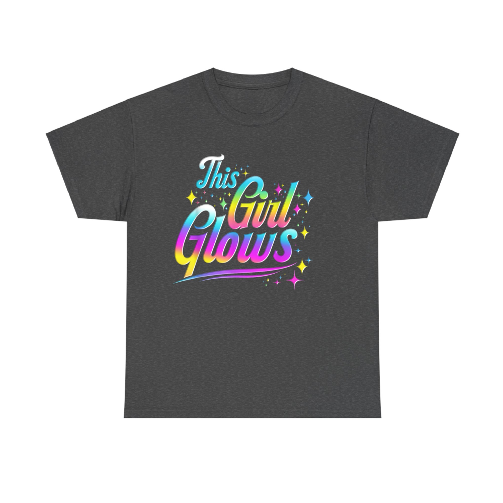 This Girl Glows Tie Dye Bright Colors 80s And 90s T-Shirt