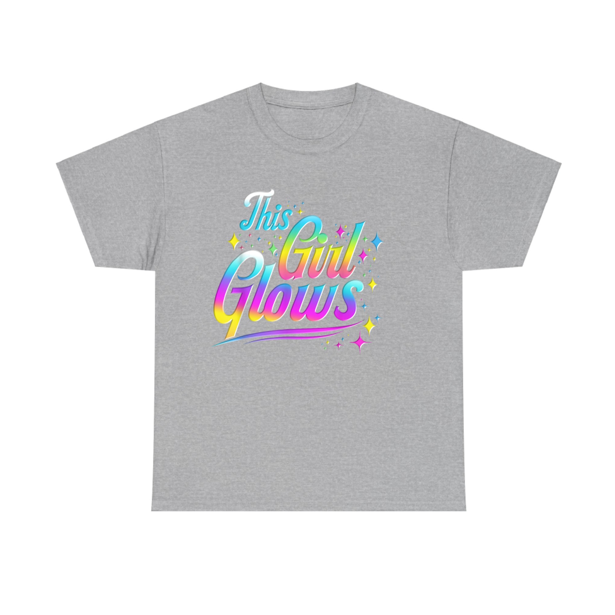 This Girl Glows Tie Dye Bright Colors 80s And 90s T-Shirt