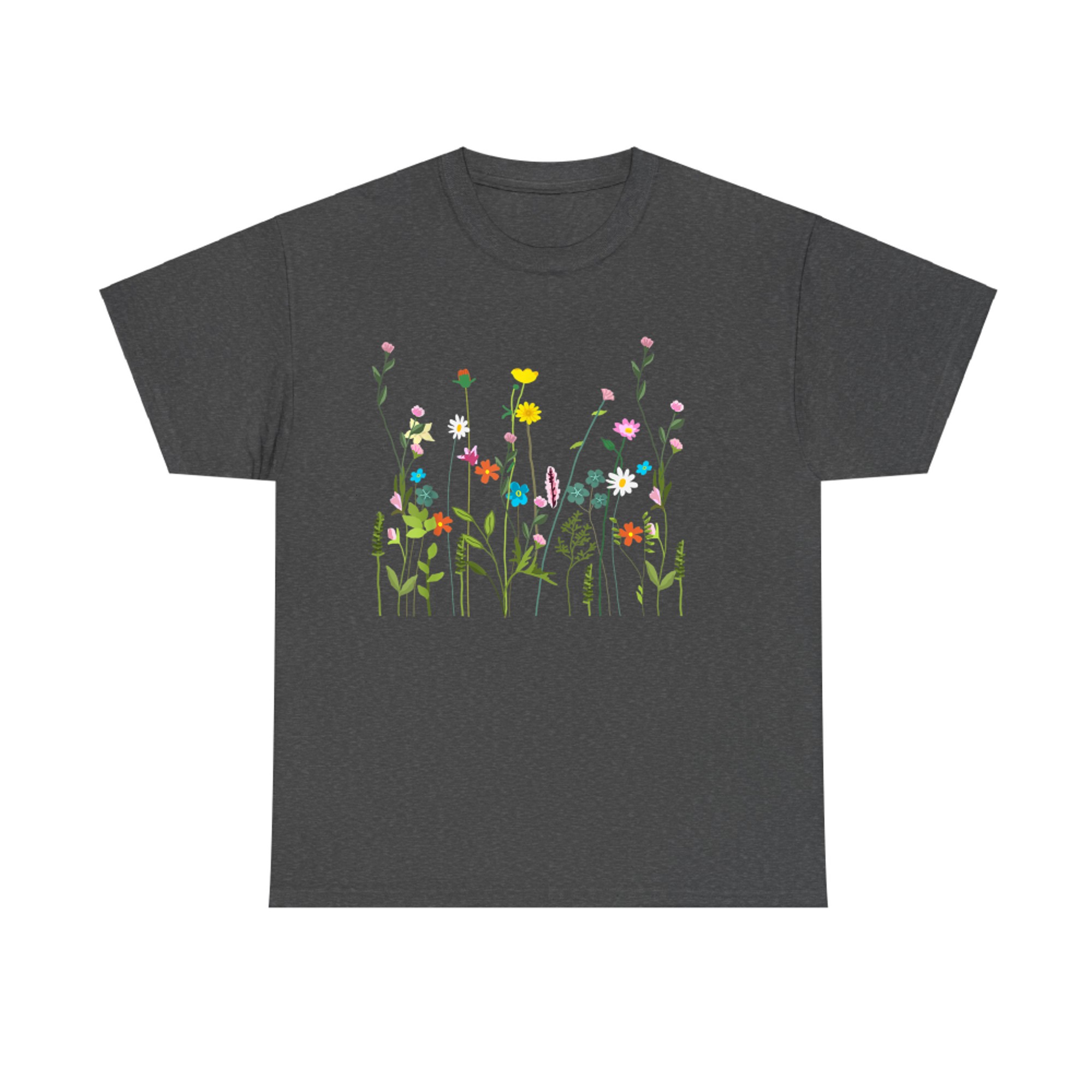Vintage Floral Art Wildflower Bouquet T-Shirt